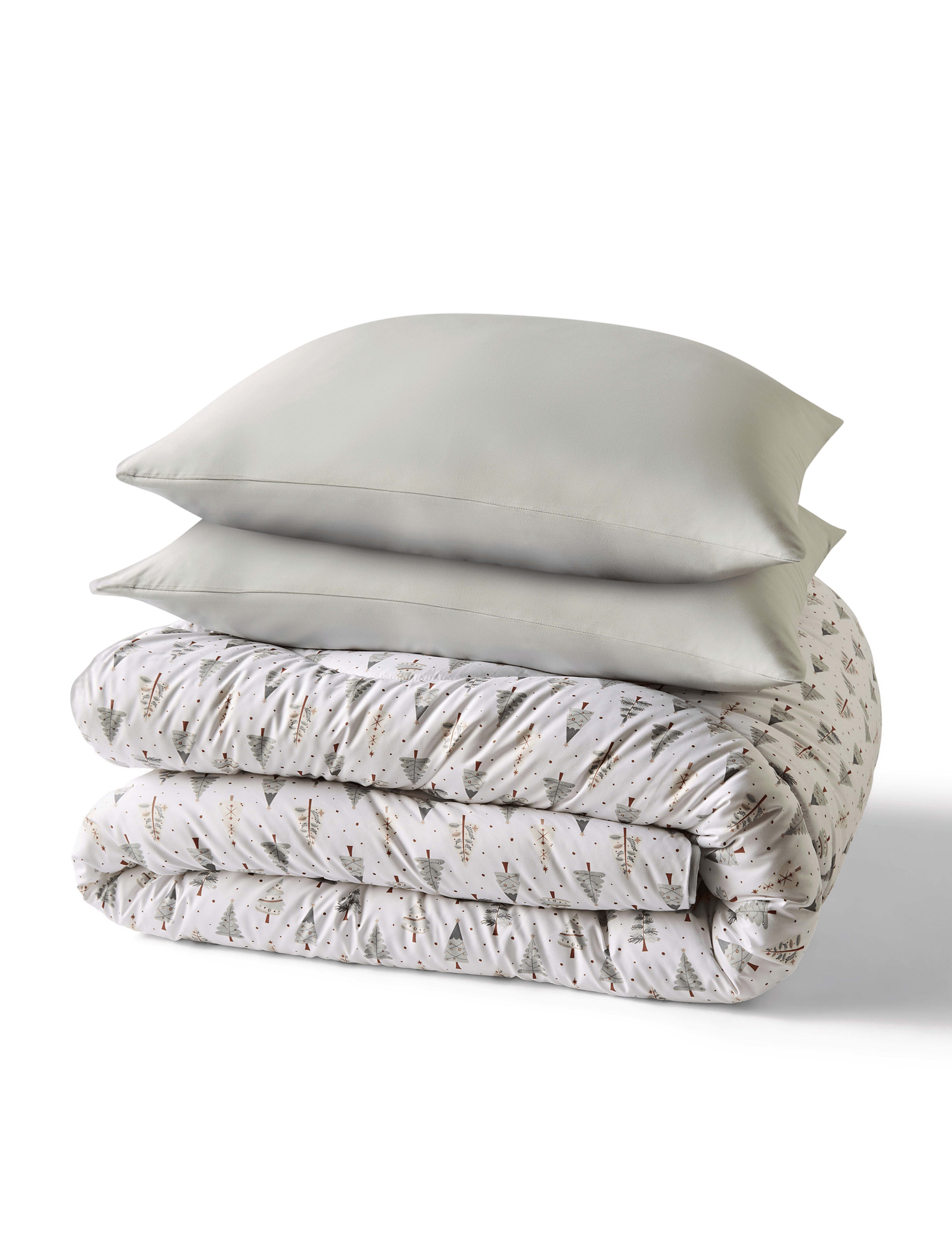 Scandi Tree 10.5 Tog Coverless Duvet & Pillowcase Set 4 of 5