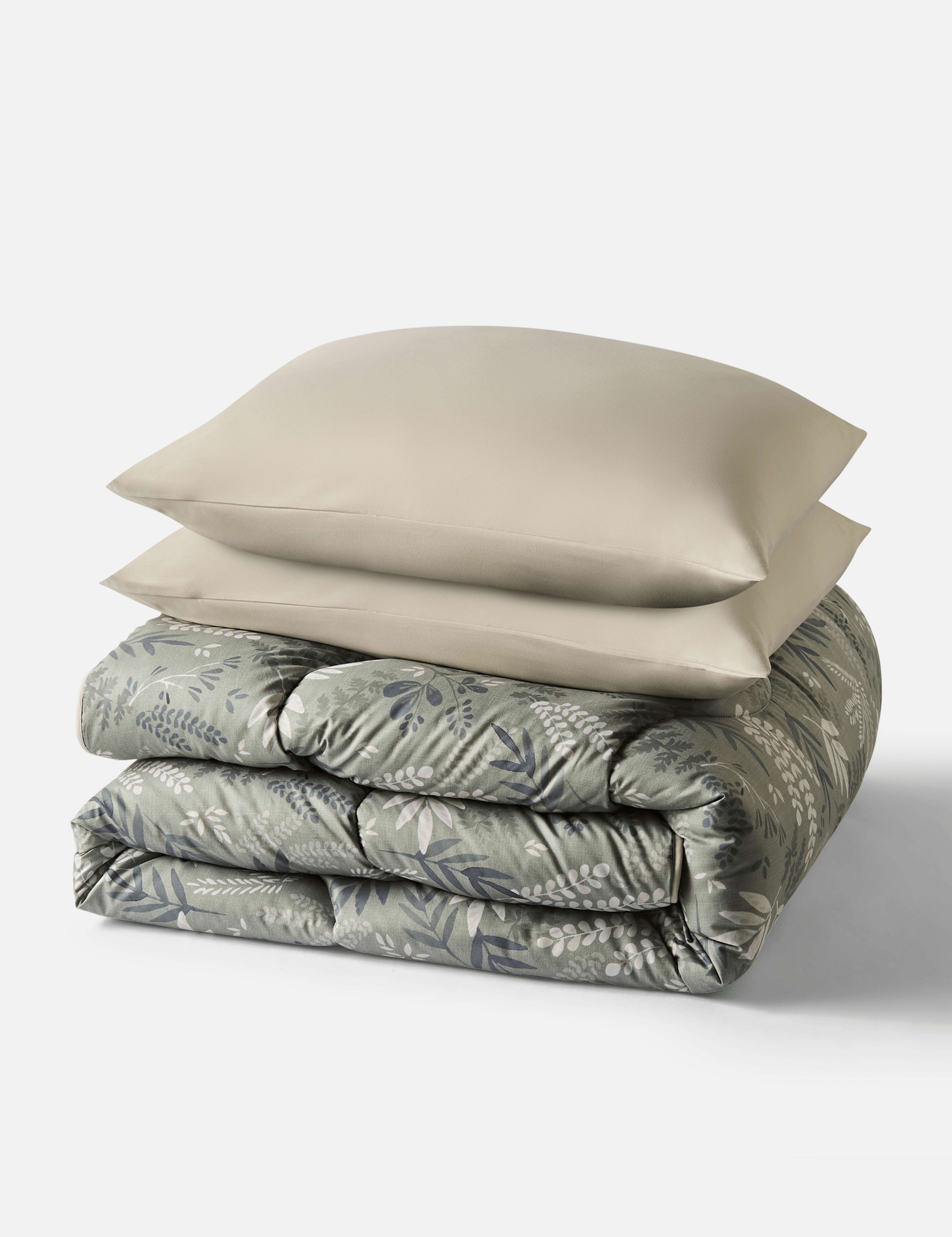 Sprigs Printed 10.5 Tog Coverless Duvet Set 5 of 6