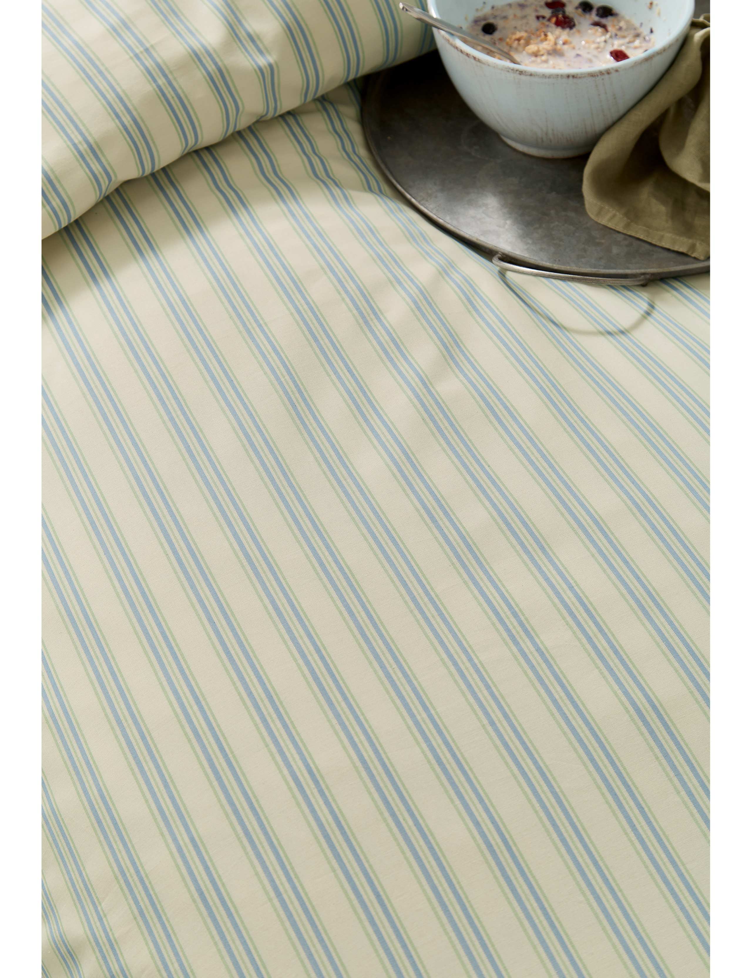 Pure Cotton Ticking Stripe Bedding Set 6 of 6