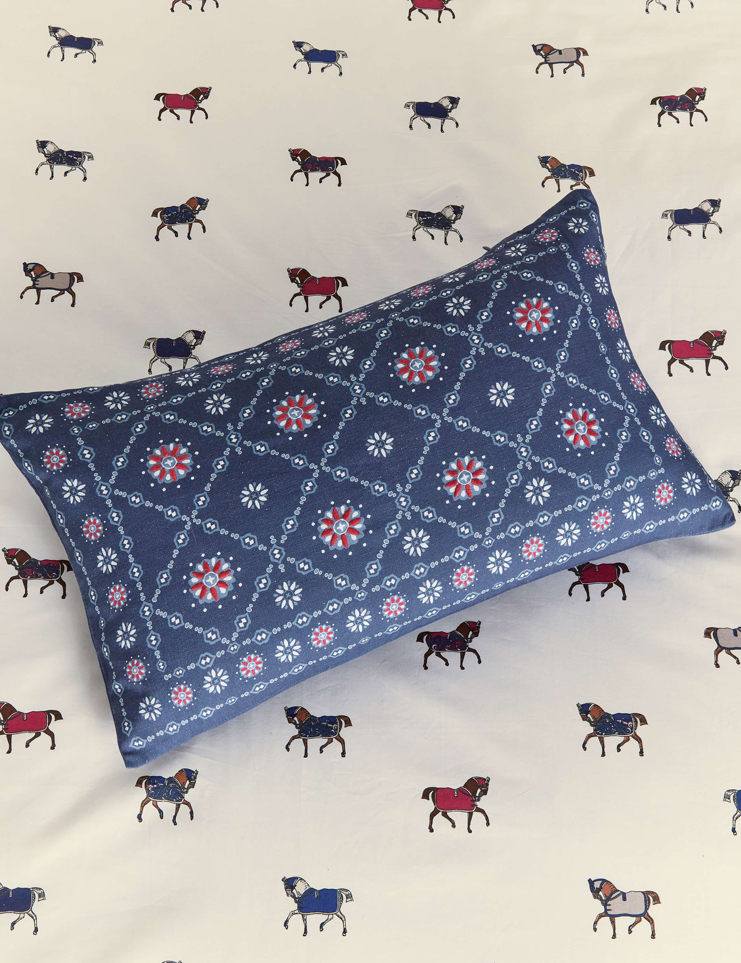 Pure Cotton Grove Embroidered Cushion 3 of 4
