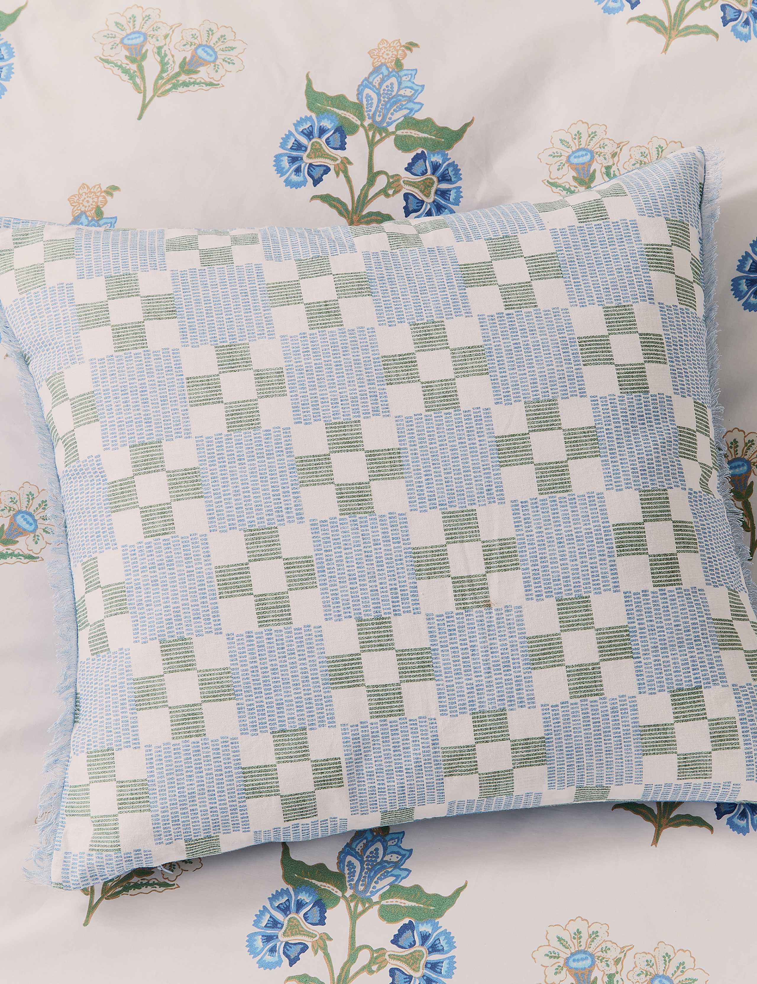 Cotton Linen Riviera Cushion 3 of 4