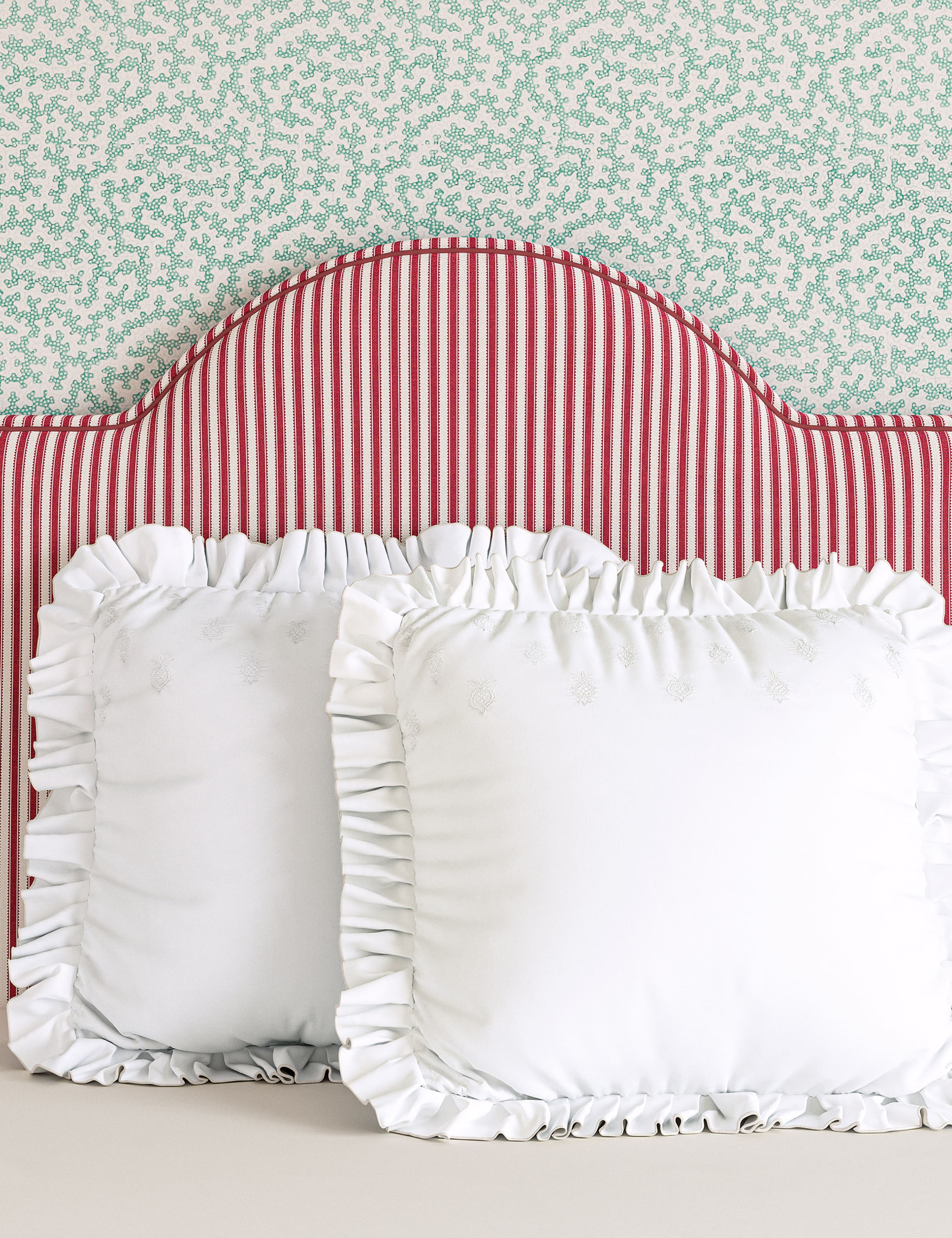 2 Pack Pure Cotton Pinery Square Pillowcases 3 of 4