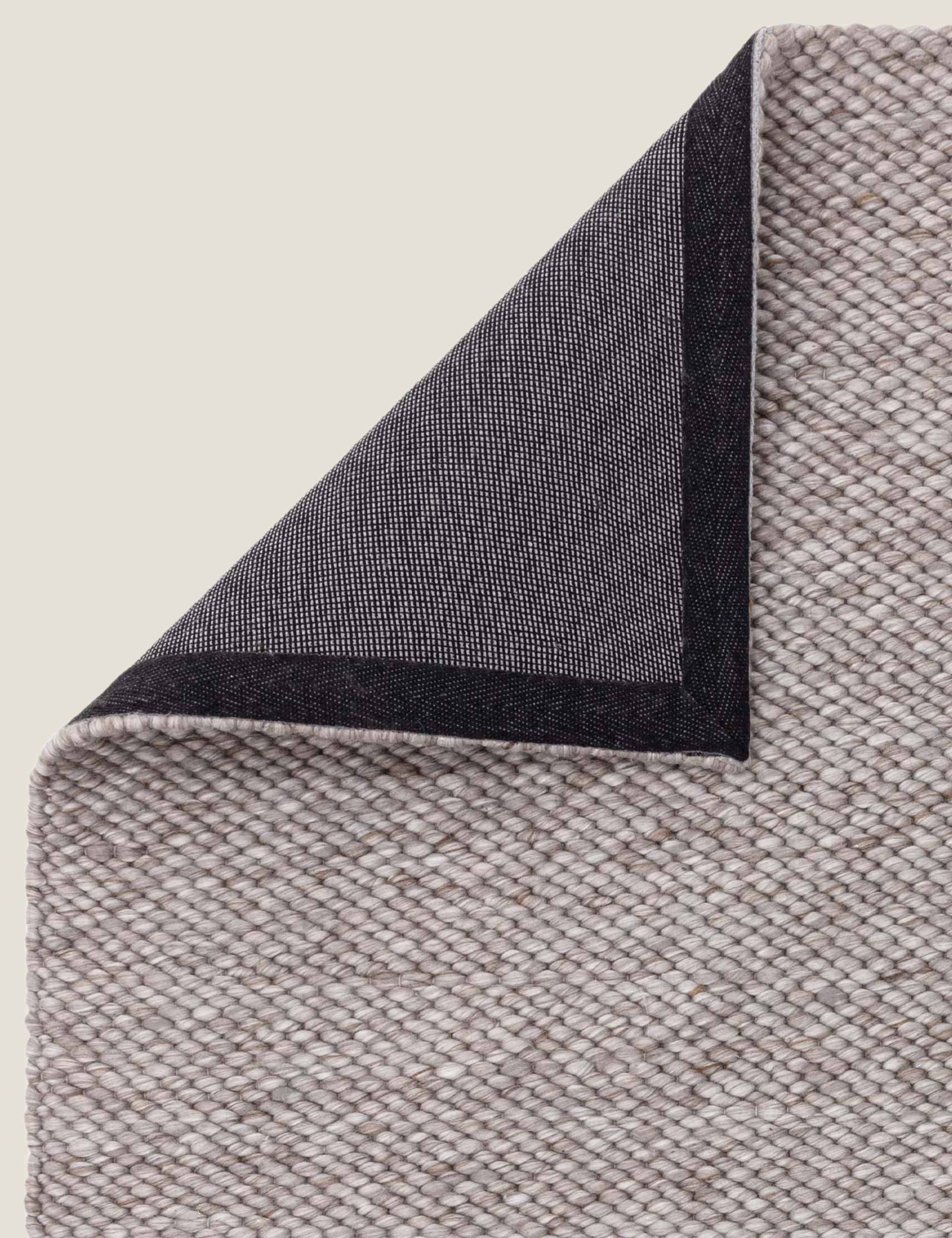 Zander Charcoal Wool Blend Woven Rug 4 of 5