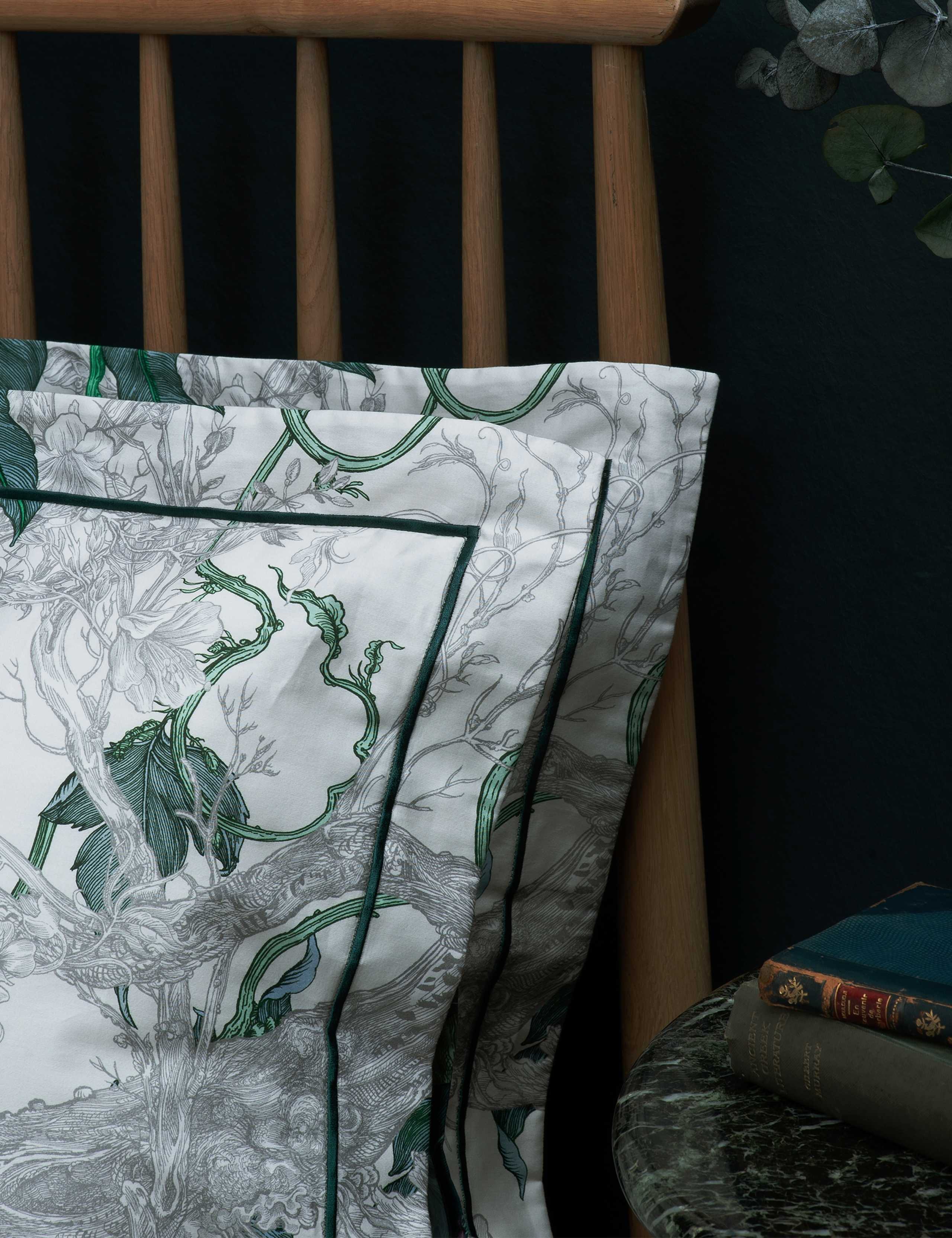 Pure Cotton Sateen Leaforia Bedding Set 2 of 4