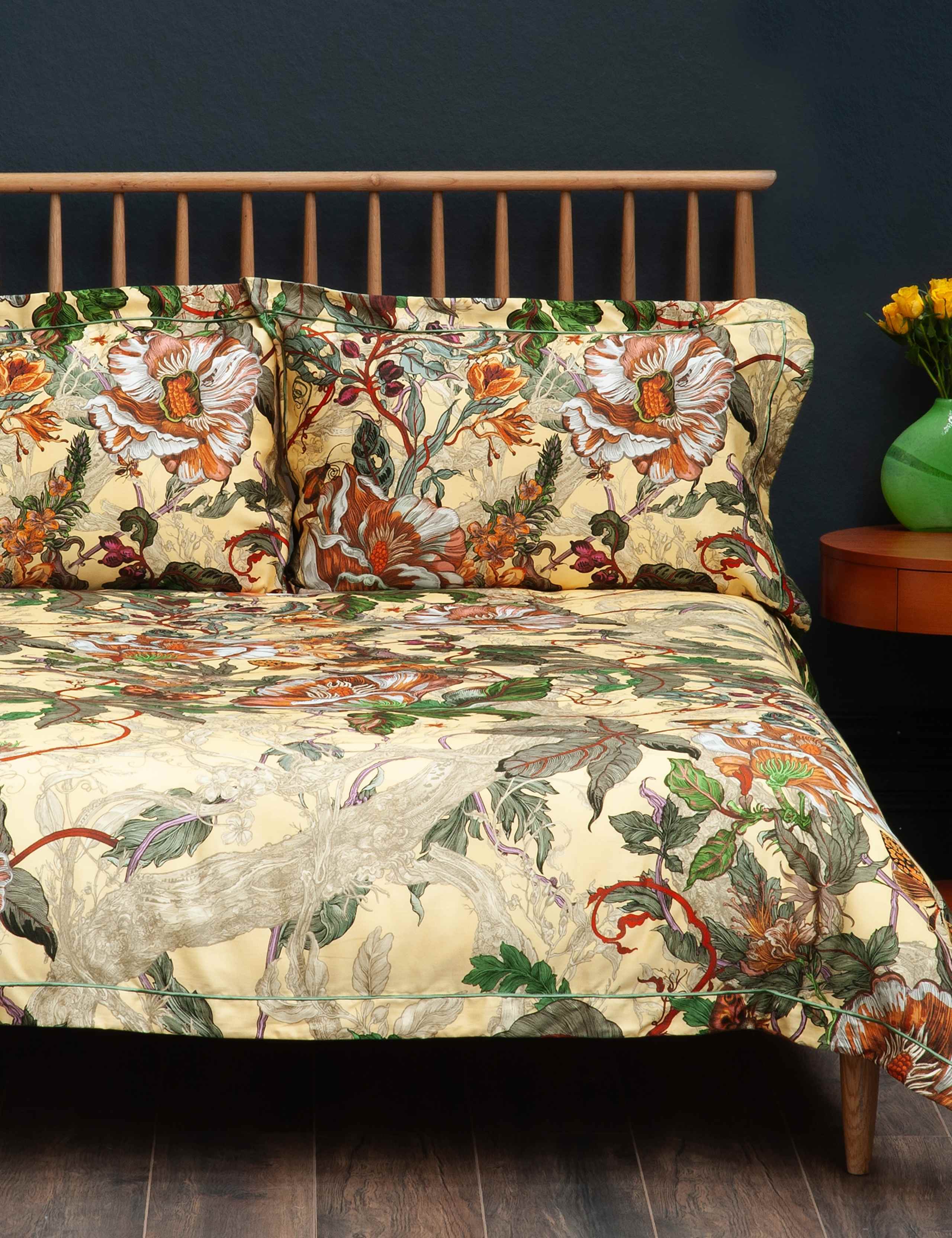Pure Cotton Sateen Papaver Bedding Set 1 of 3