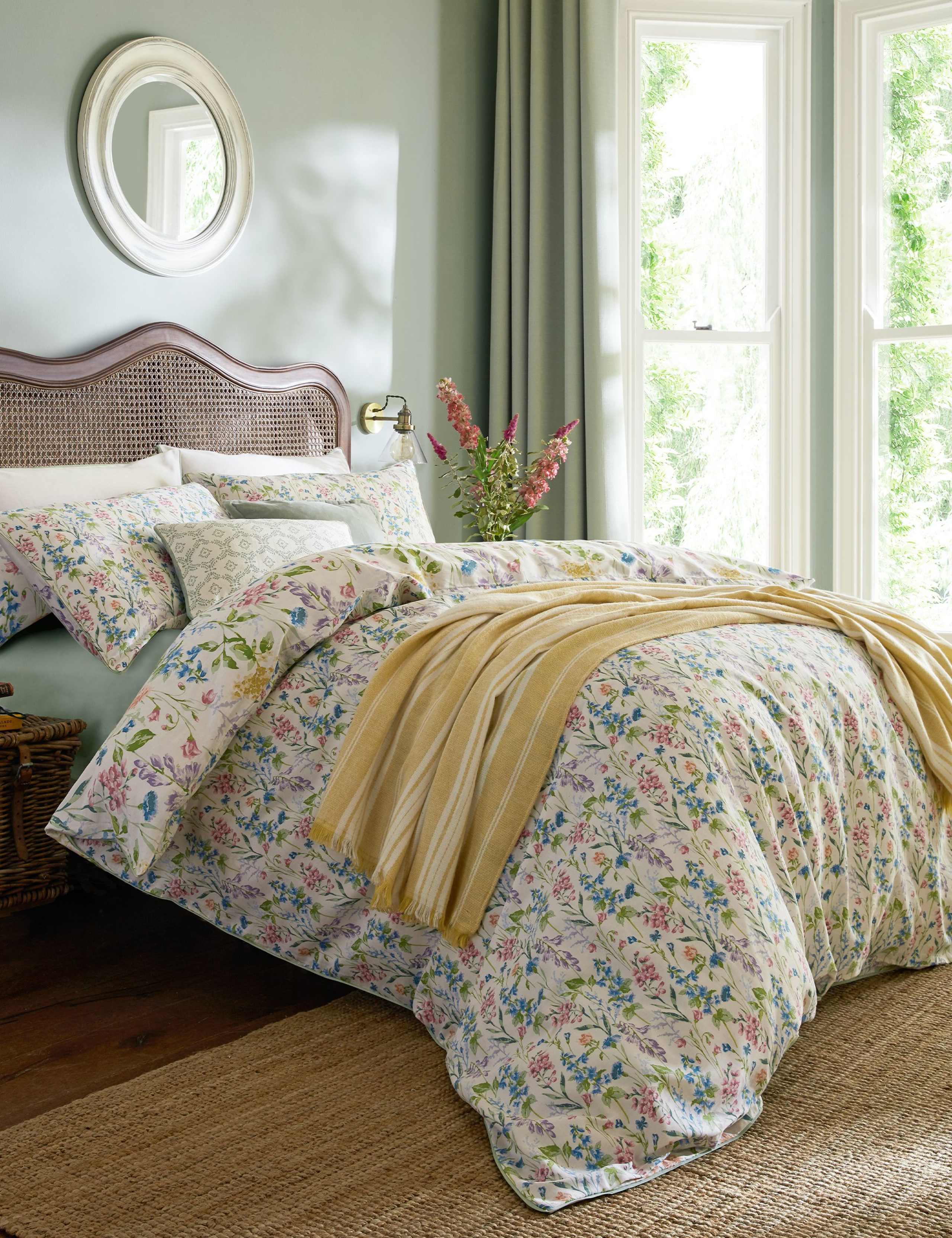 Pure Cotton Elston Garden Bedding Set 3 of 6