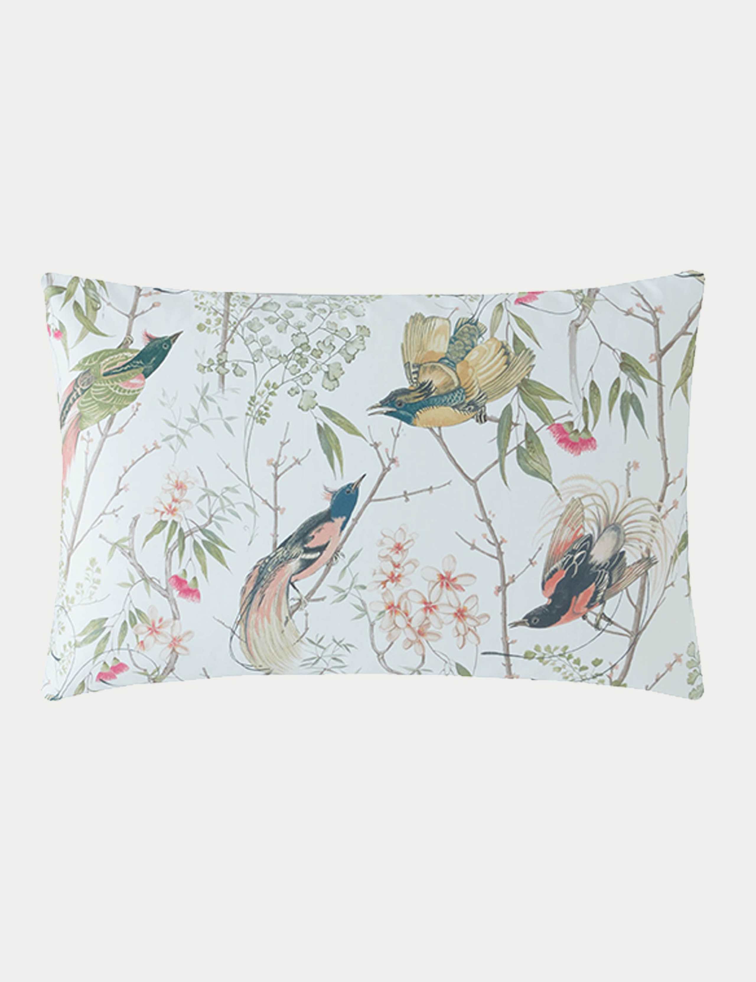 Pure Cotton Sateen Clavering Birds Bedding Set 4 of 5