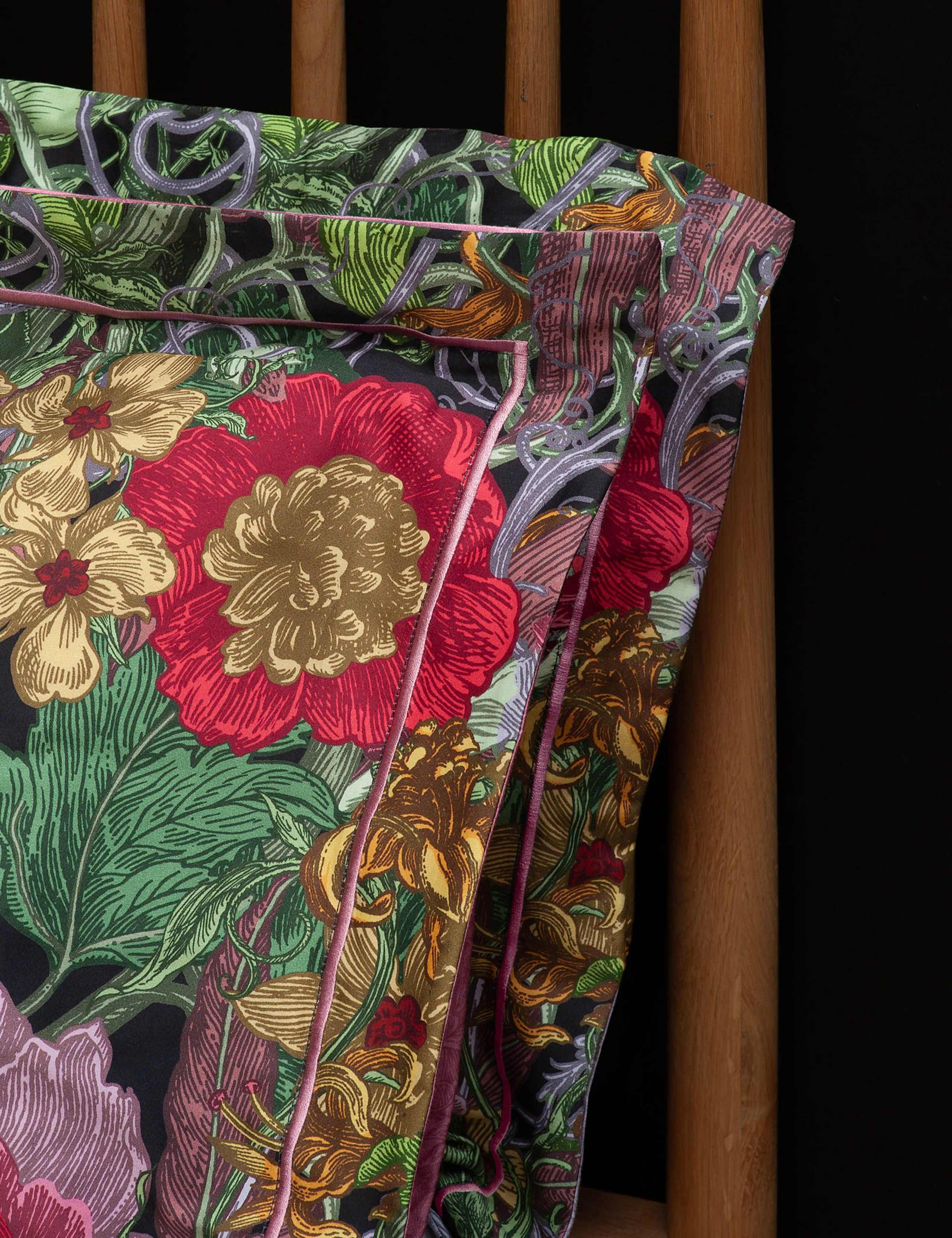 Pure Cotton Sateen Berkeley Blooms Bedding Set 8 of 8