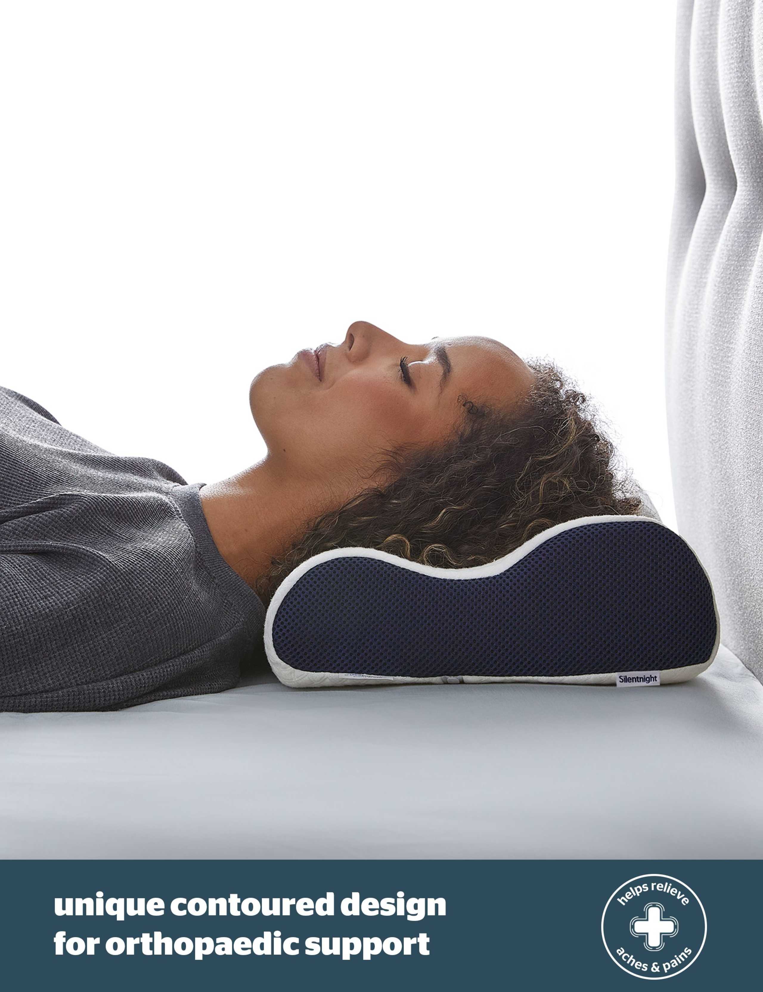 Memory Foam Sleep Therapy Contour Support Pillow 1 of 8