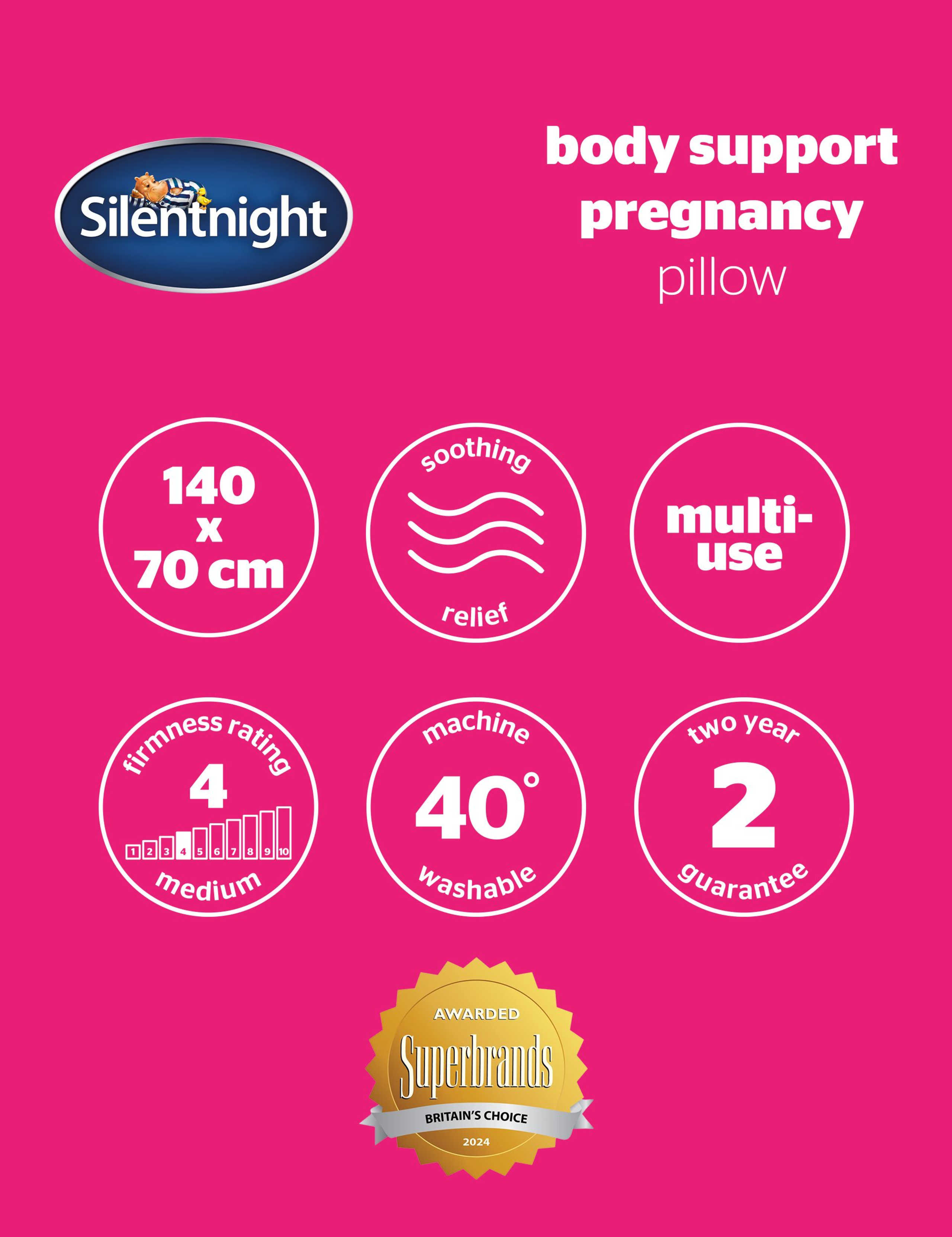 Body Support U-Shaped Pregnancy Pillow 9 of 10