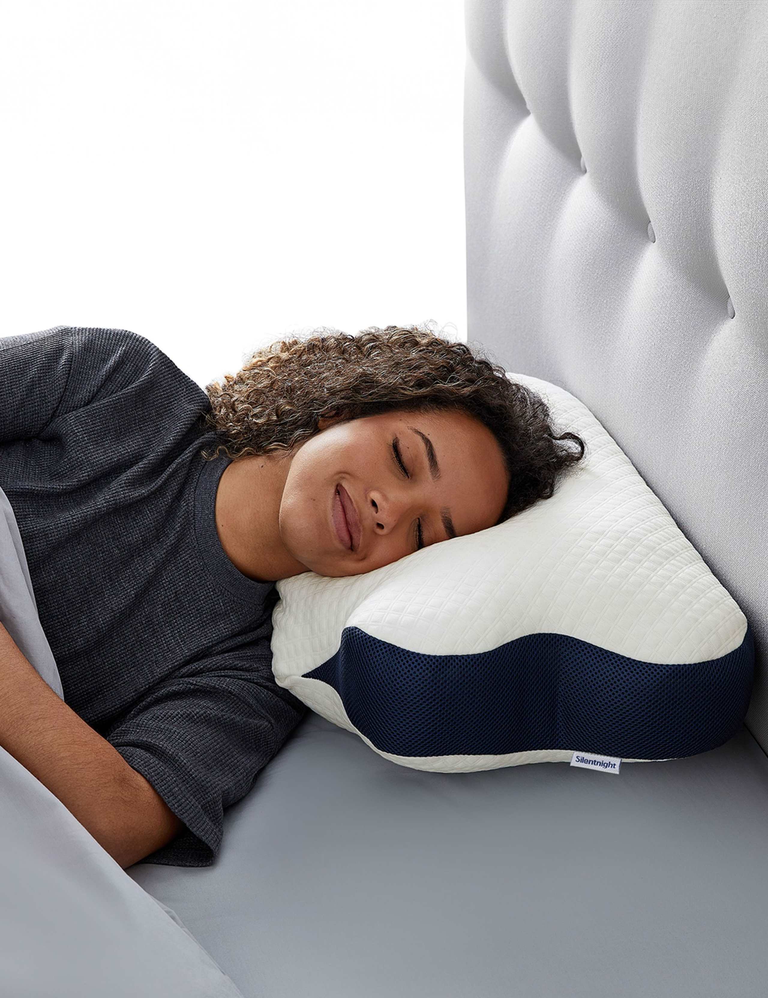 Memory Foam Sleep Therapy Neck Care Pillow 1 of 7