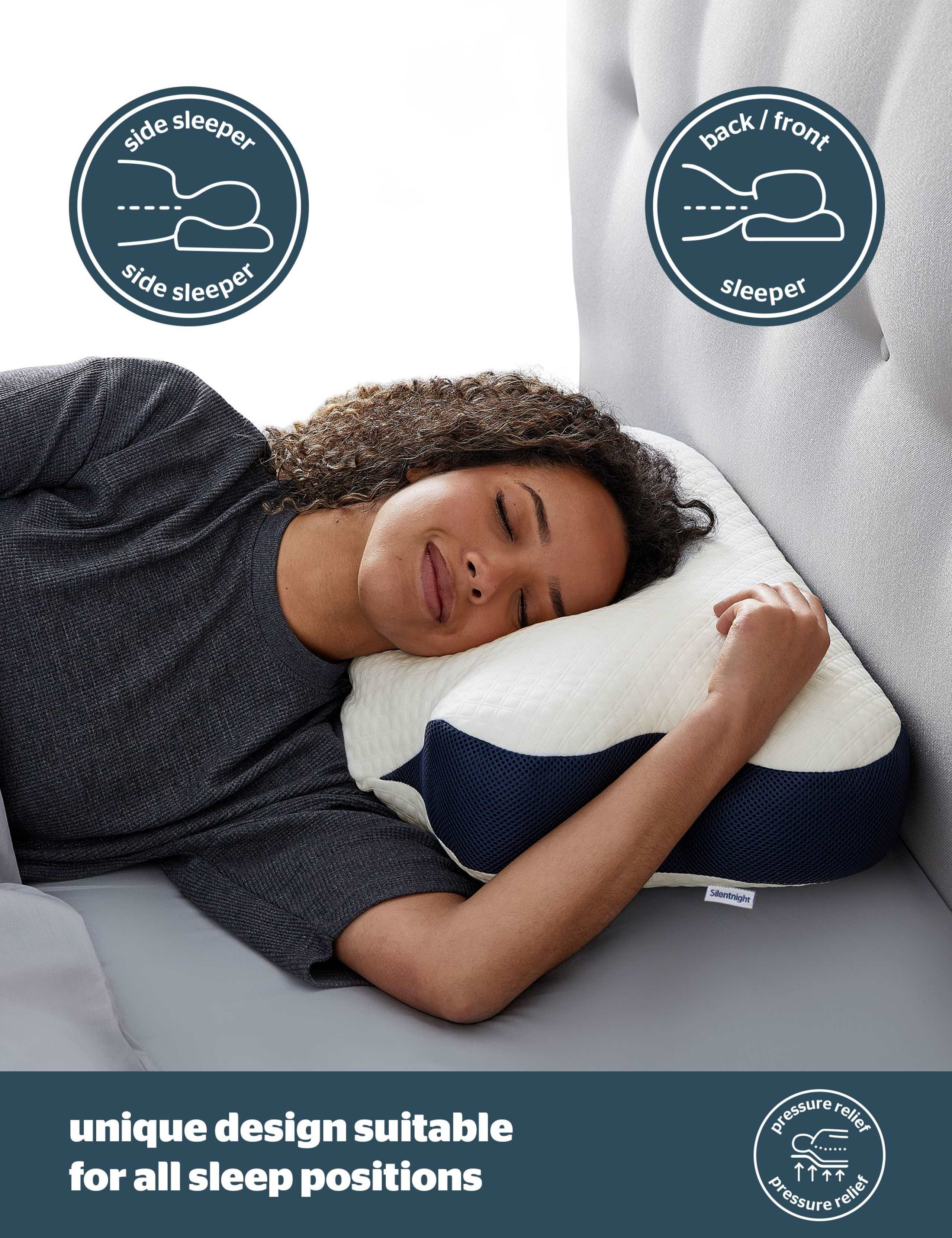 Memory Foam Sleep Therapy Neck Care Pillow 3 of 7