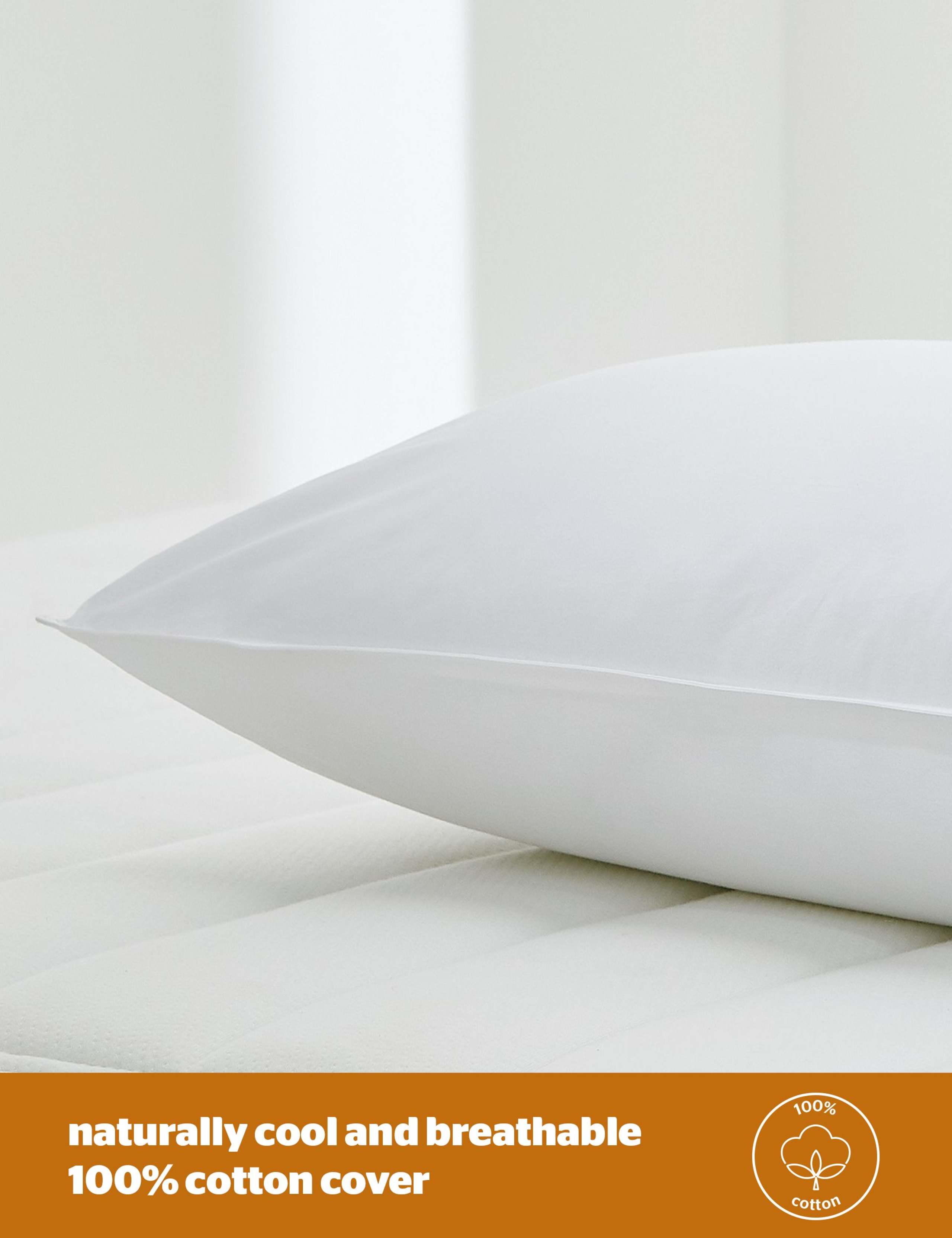 Luxury Pocket Sprung Pure Cotton Pillow 3 of 7