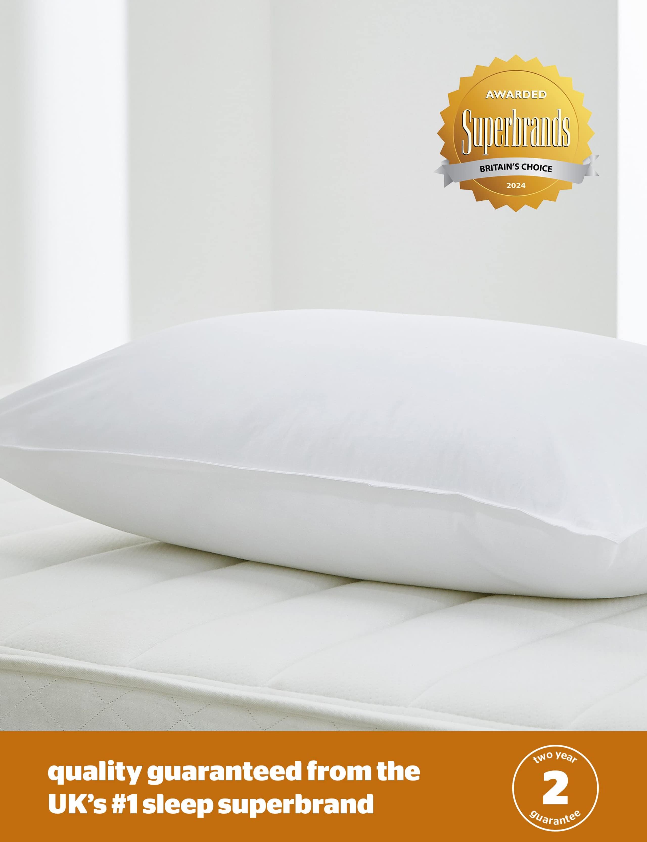 Luxury Pocket Sprung Pure Cotton Pillow 4 of 7