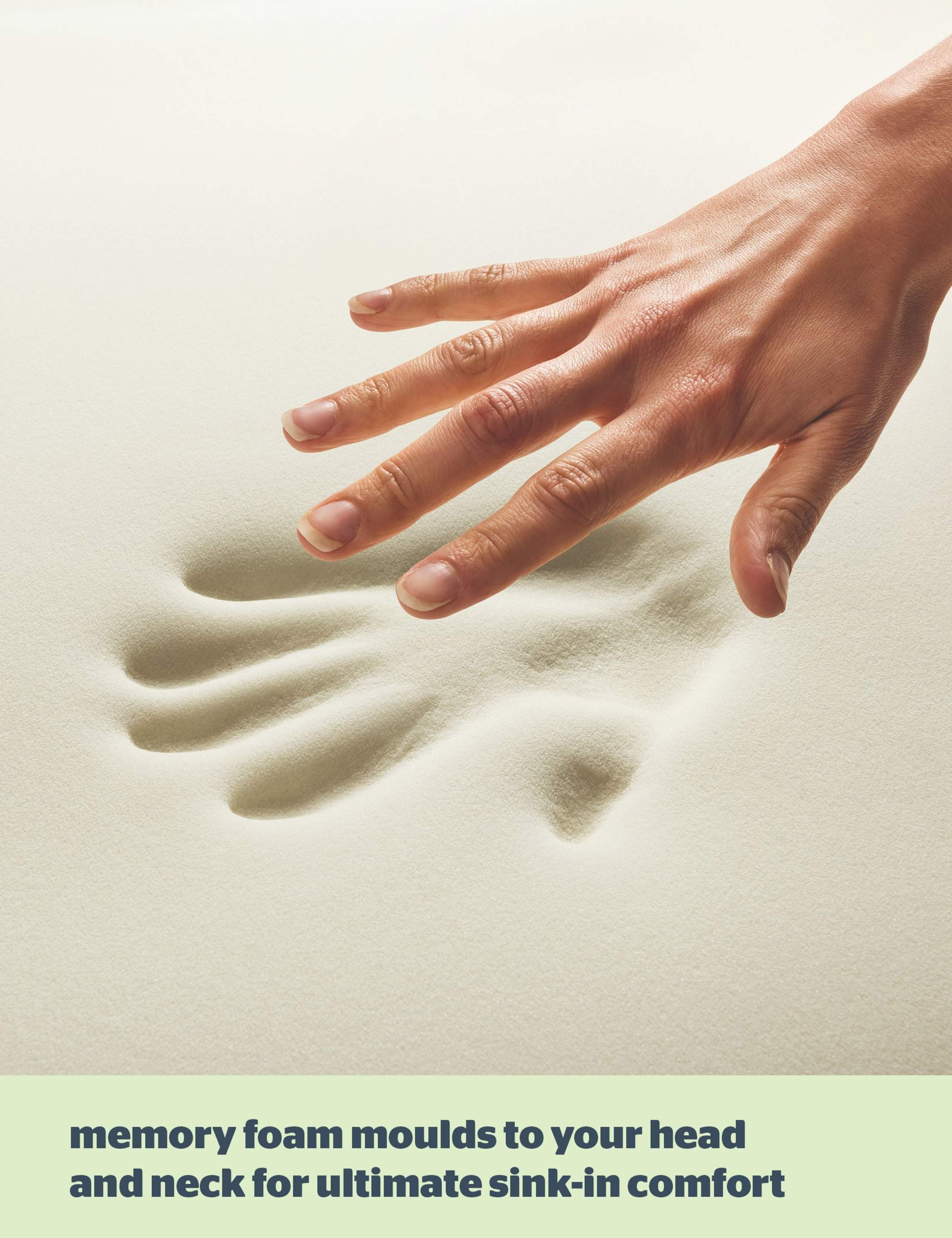 2 Pack Anti-Allergy Memory Foam Shell Pillows 6 of 9