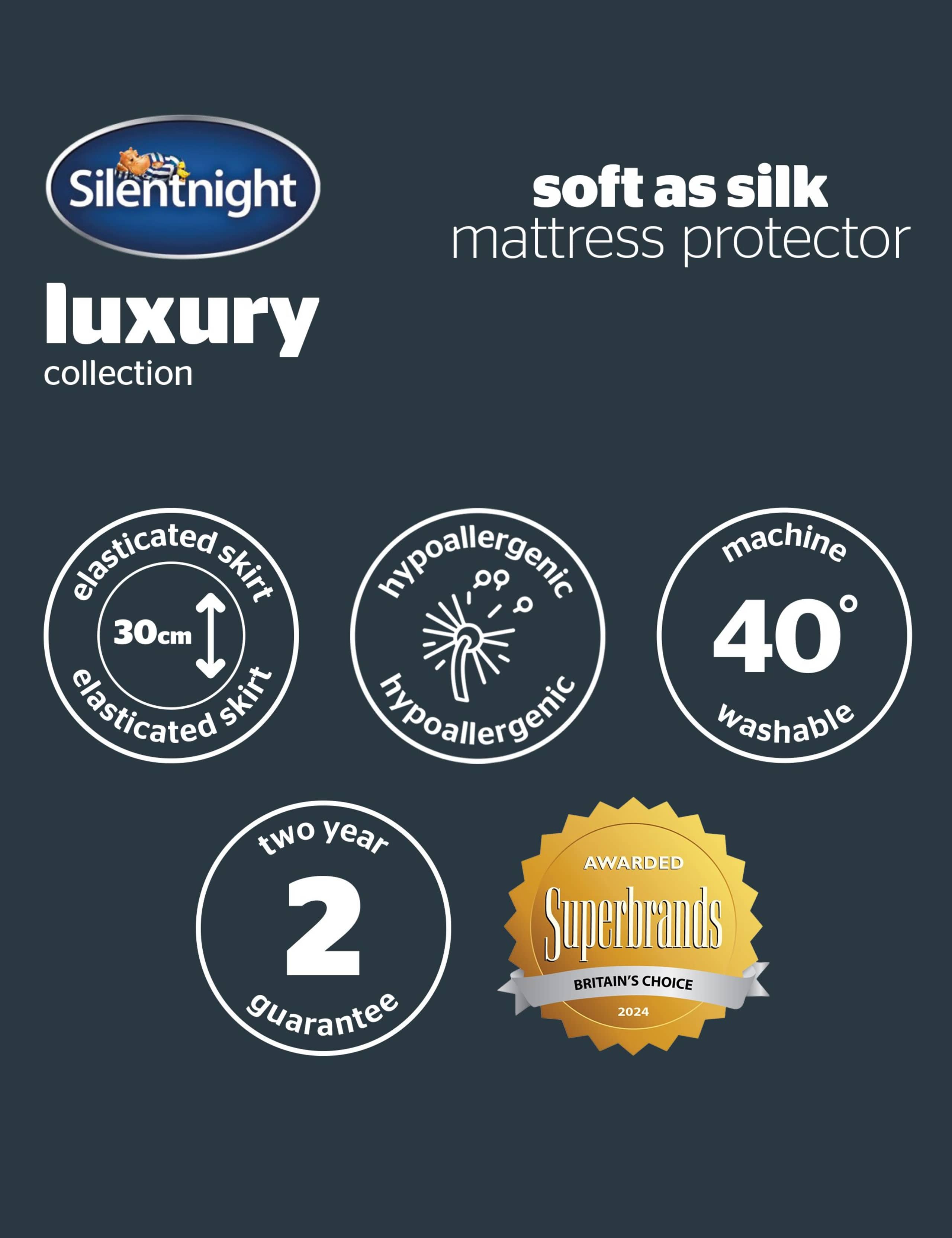 2 Pack Soft as Silk Mattress Protectors 8 of 8