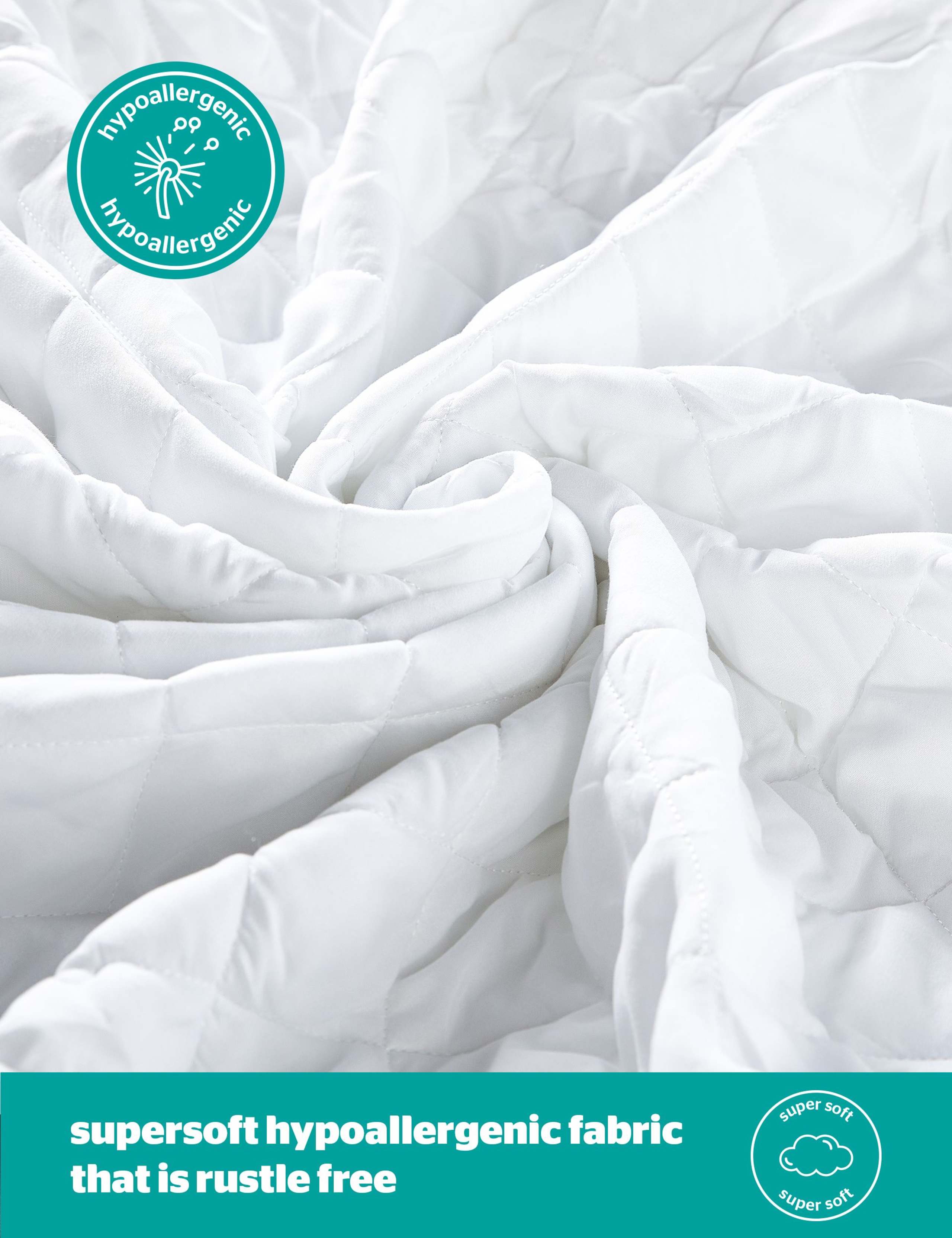 2 Pack Waterproof Mattress Protectors 3 of 8