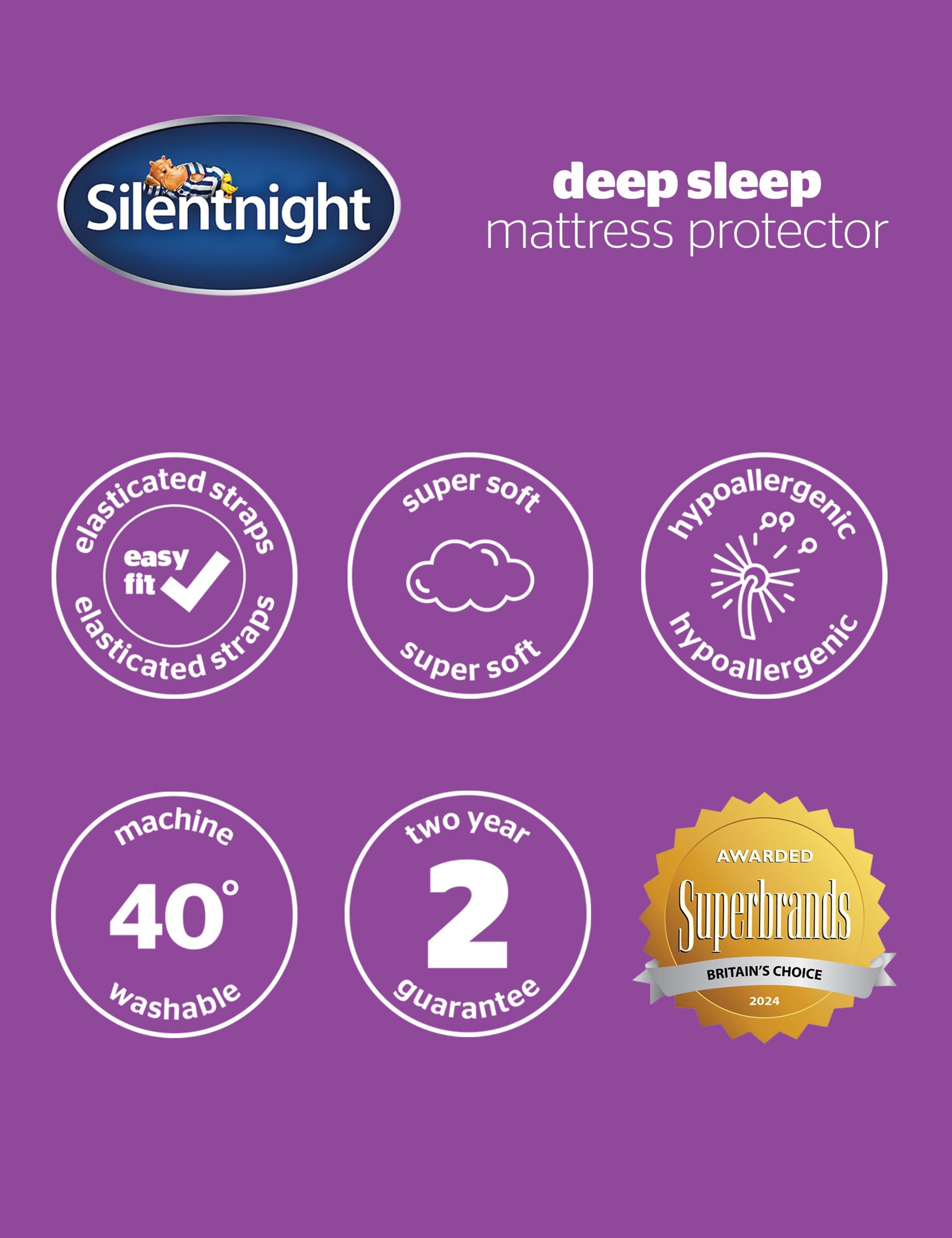 2 Pack Deep Sleep Mattress Protectors 2 of 7