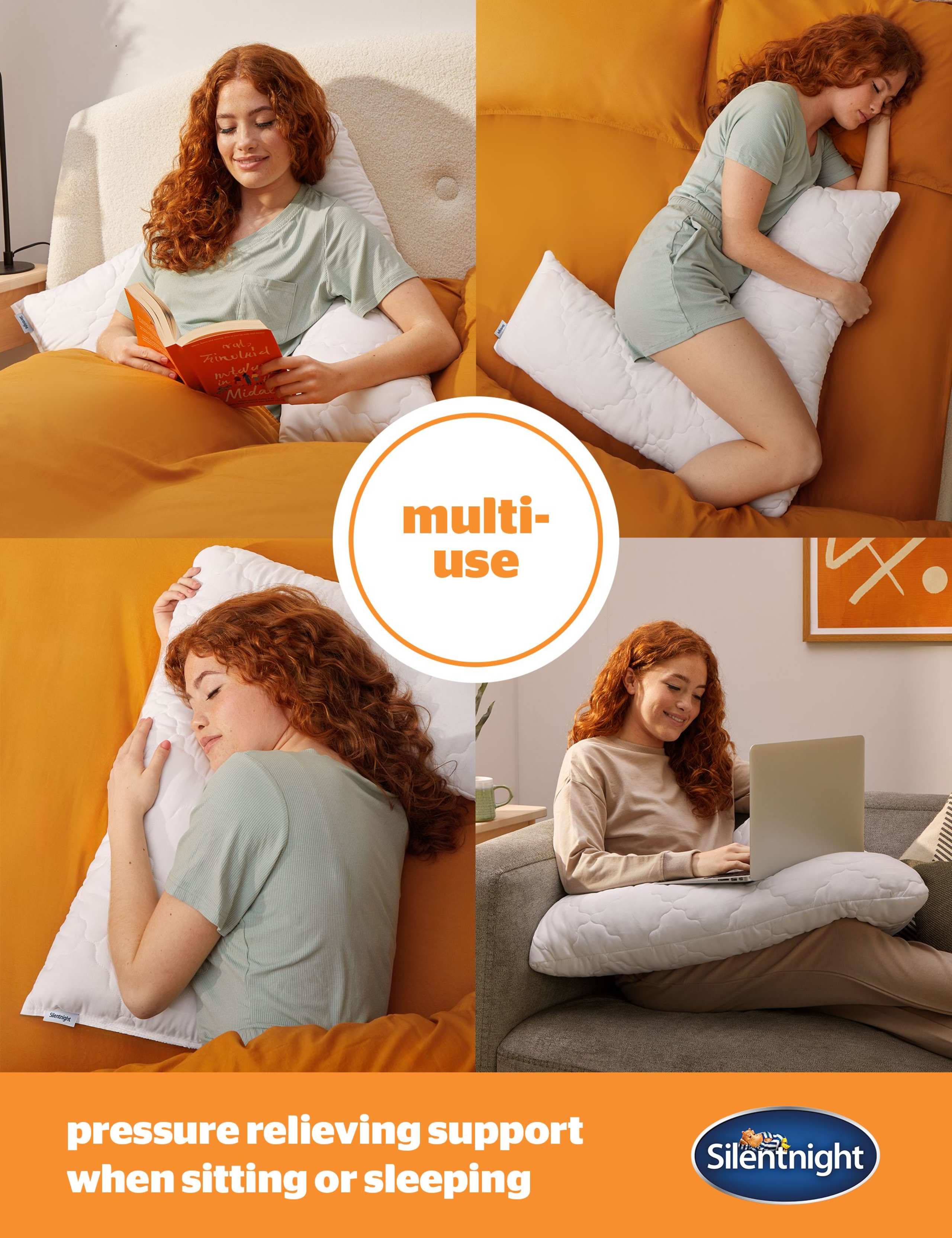 Impress Memory Foam V-Shaped Pillow 7 of 8