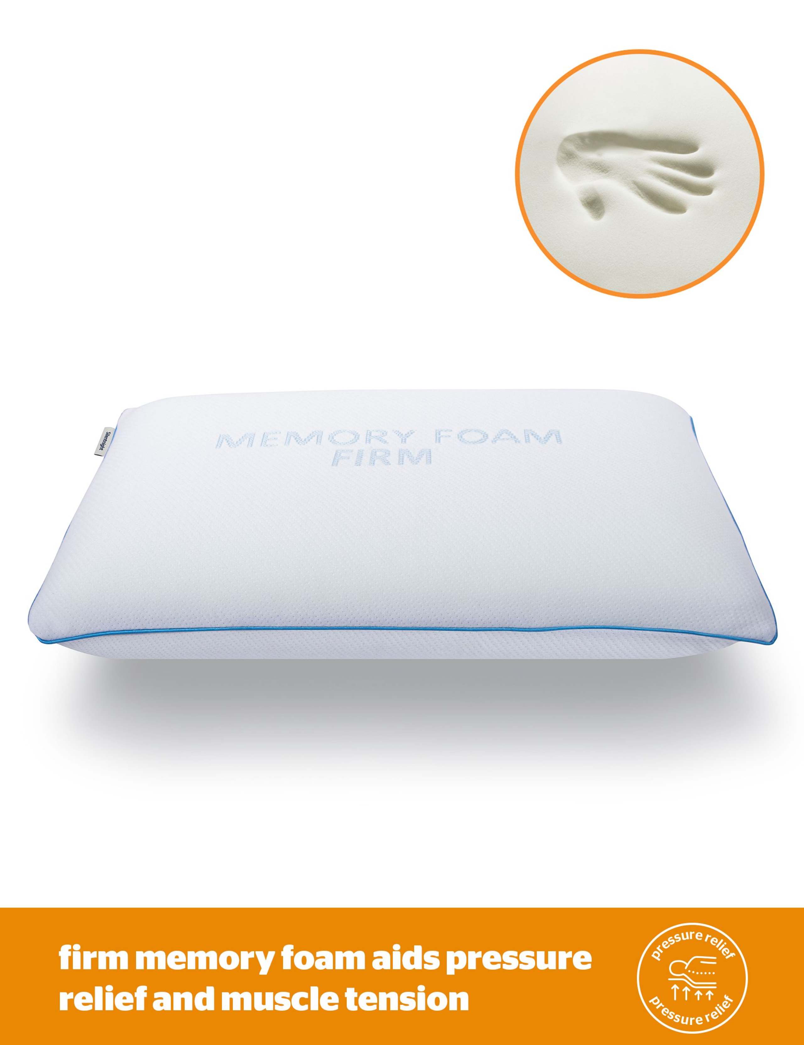 Memory Foam Impress Deluxe Firm Pillow 4 of 6