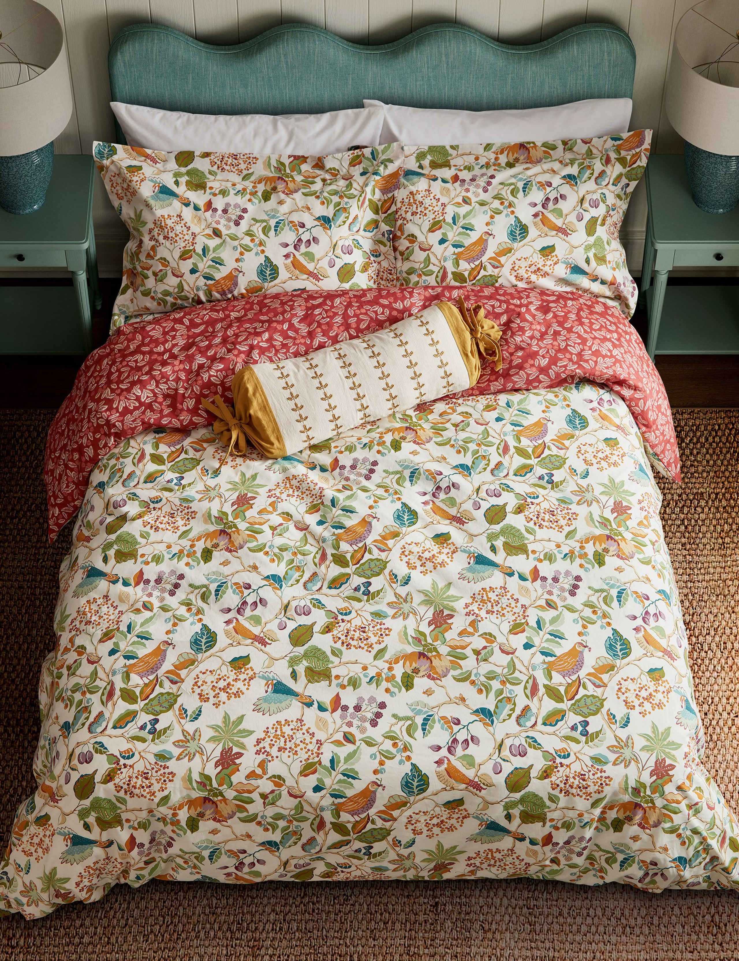 Birds & Berries Bolster Cushion 3 of 5