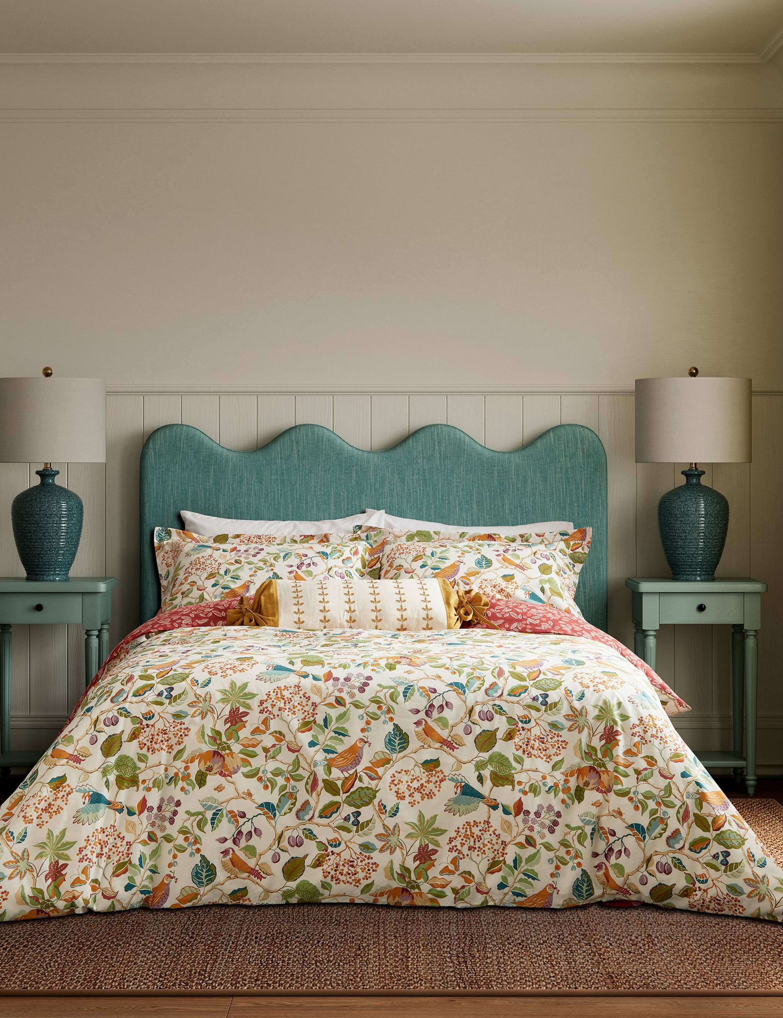 Birds & Berries Bolster Cushion 4 of 5
