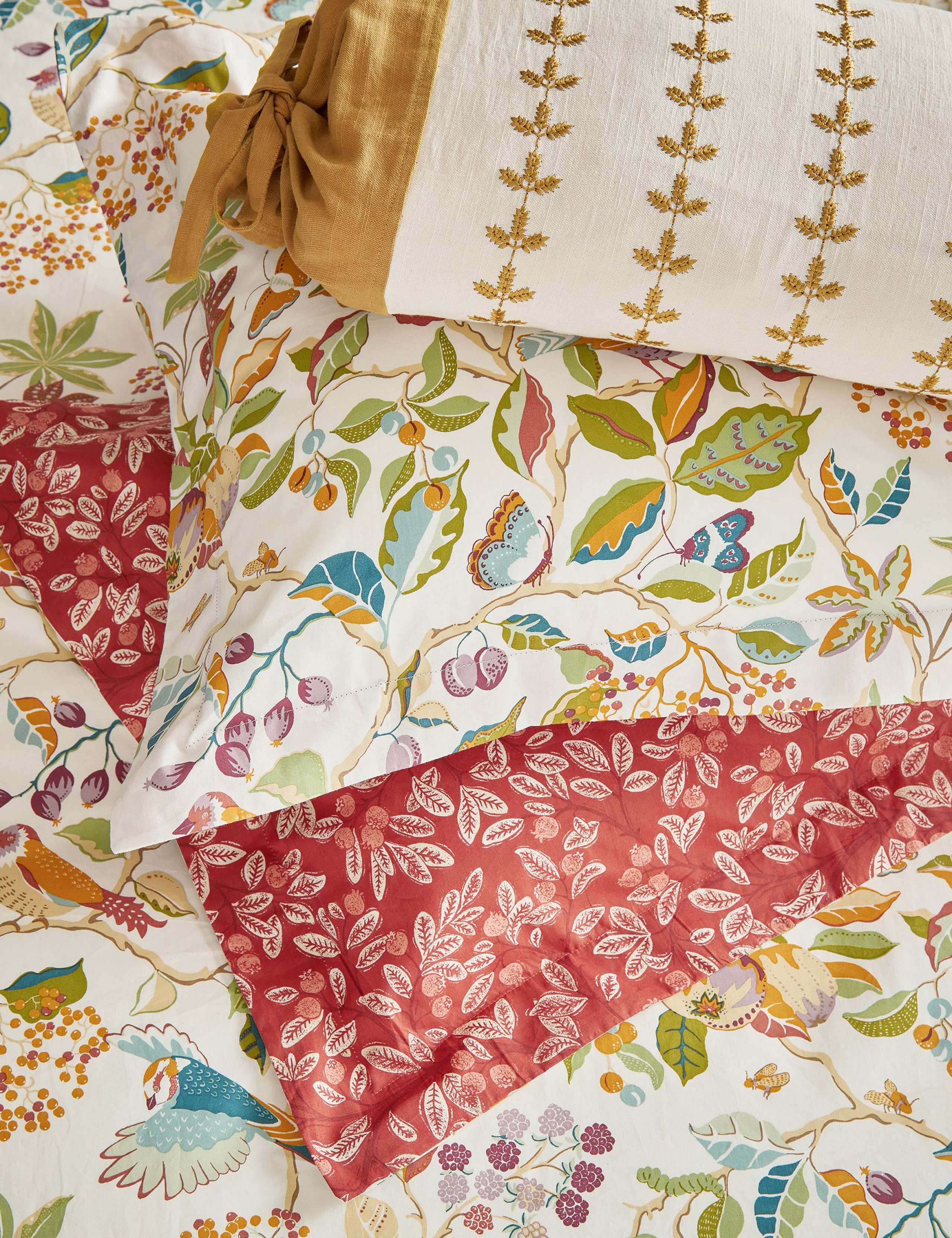 Birds & Berries Bolster Cushion 5 of 5