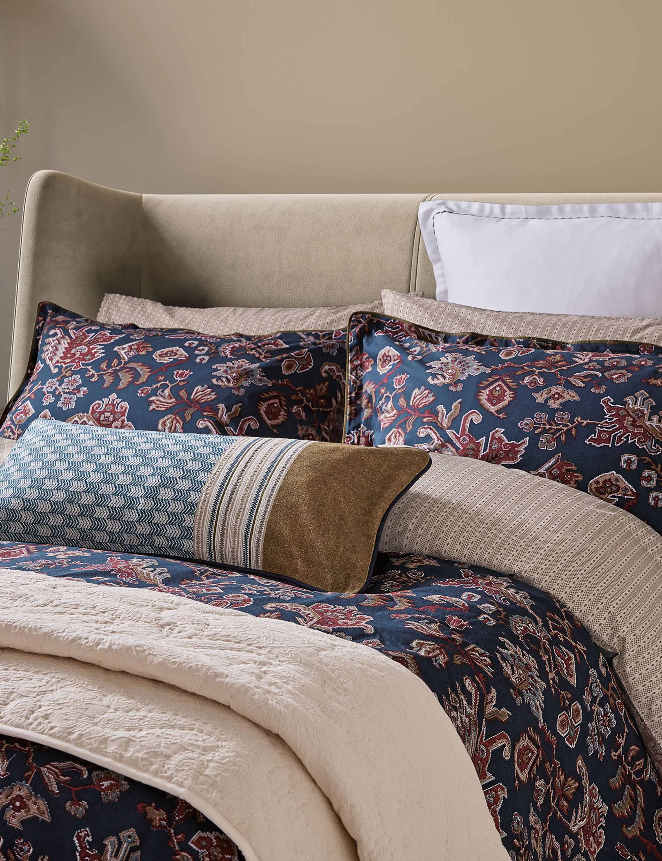 Avero Tile Print Rectangle Cushion 2 of 3