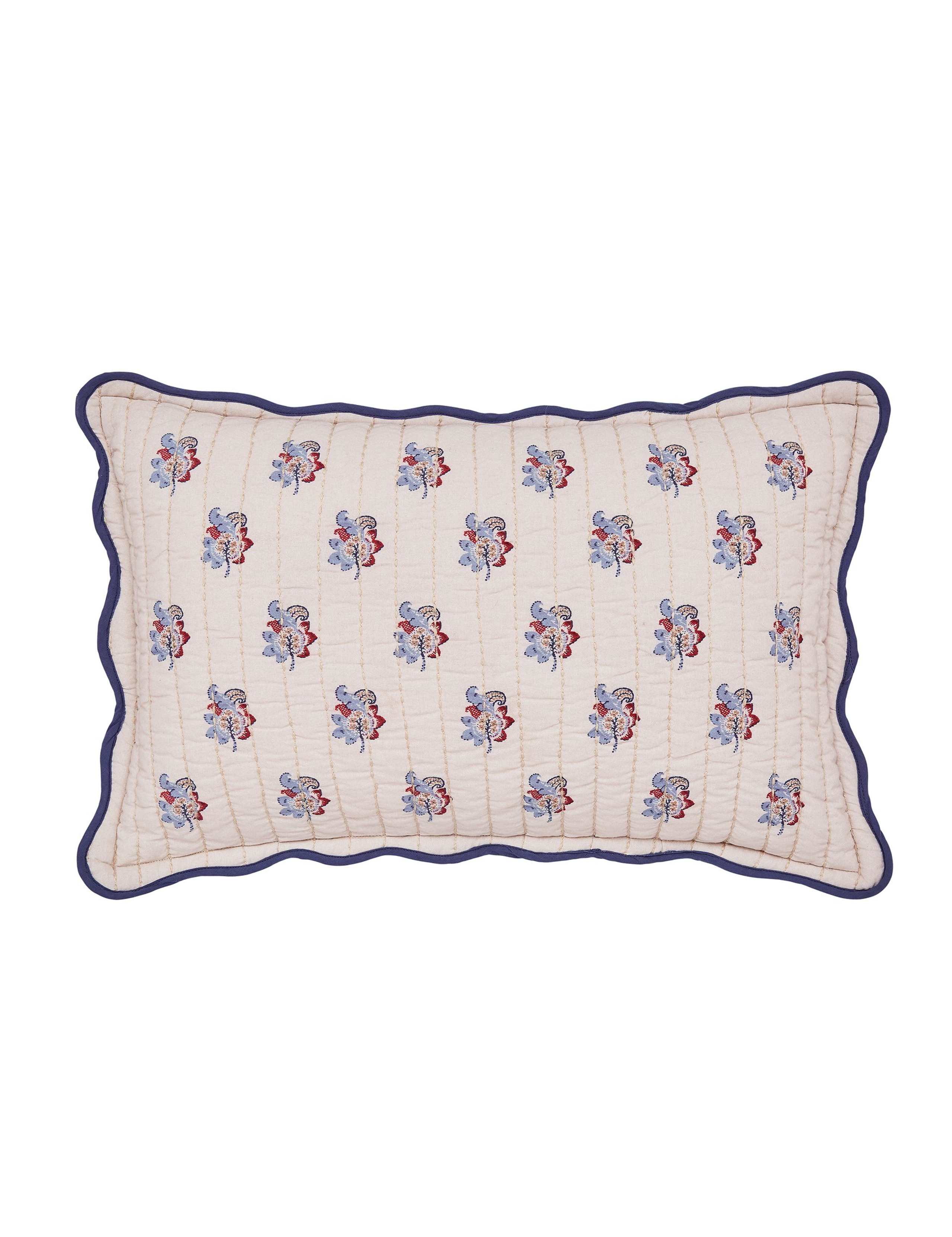 Floral Festival Quilted Cushion 1 of 4