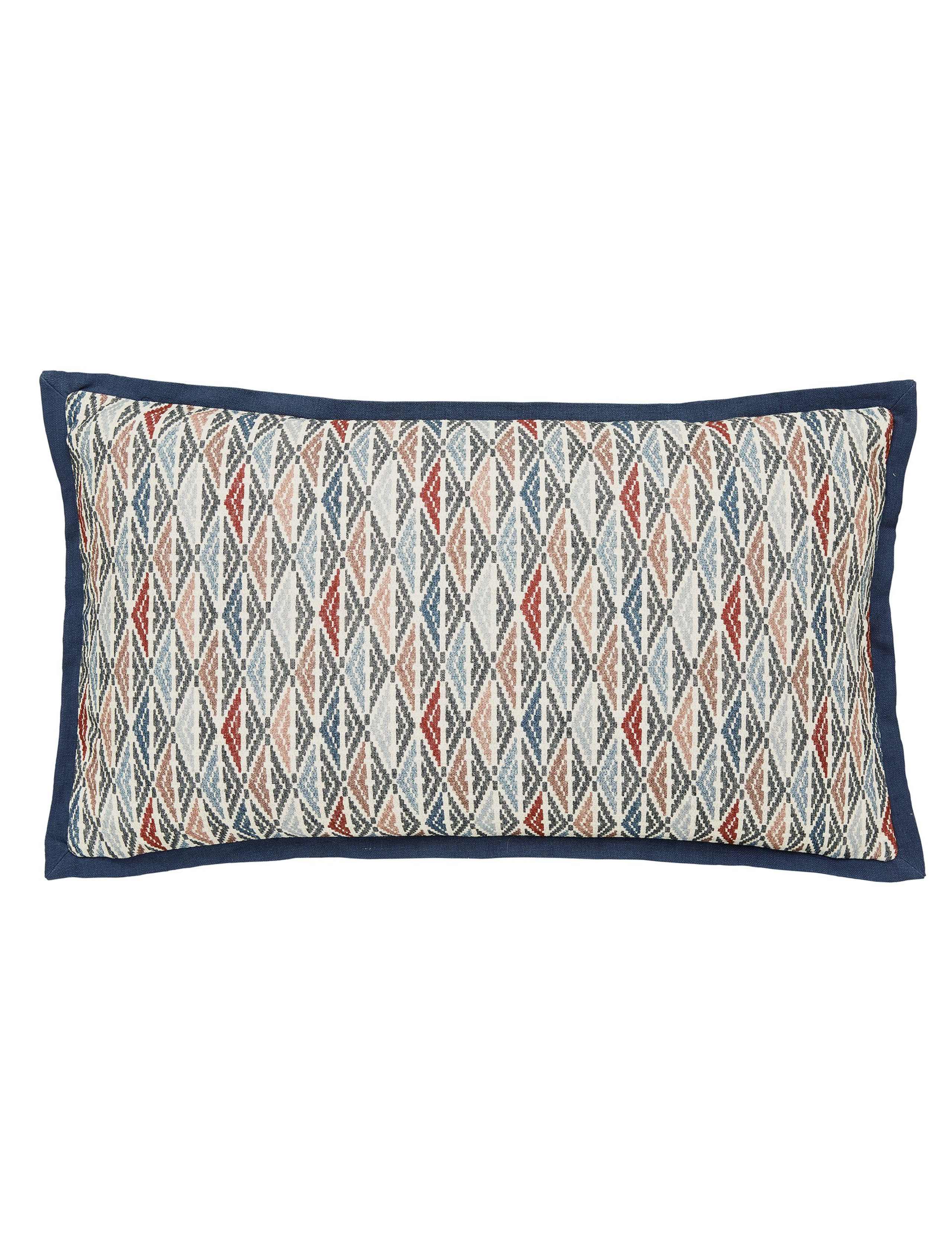 Lucine Geometric Diamond Rectangle Cushion 1 of 4