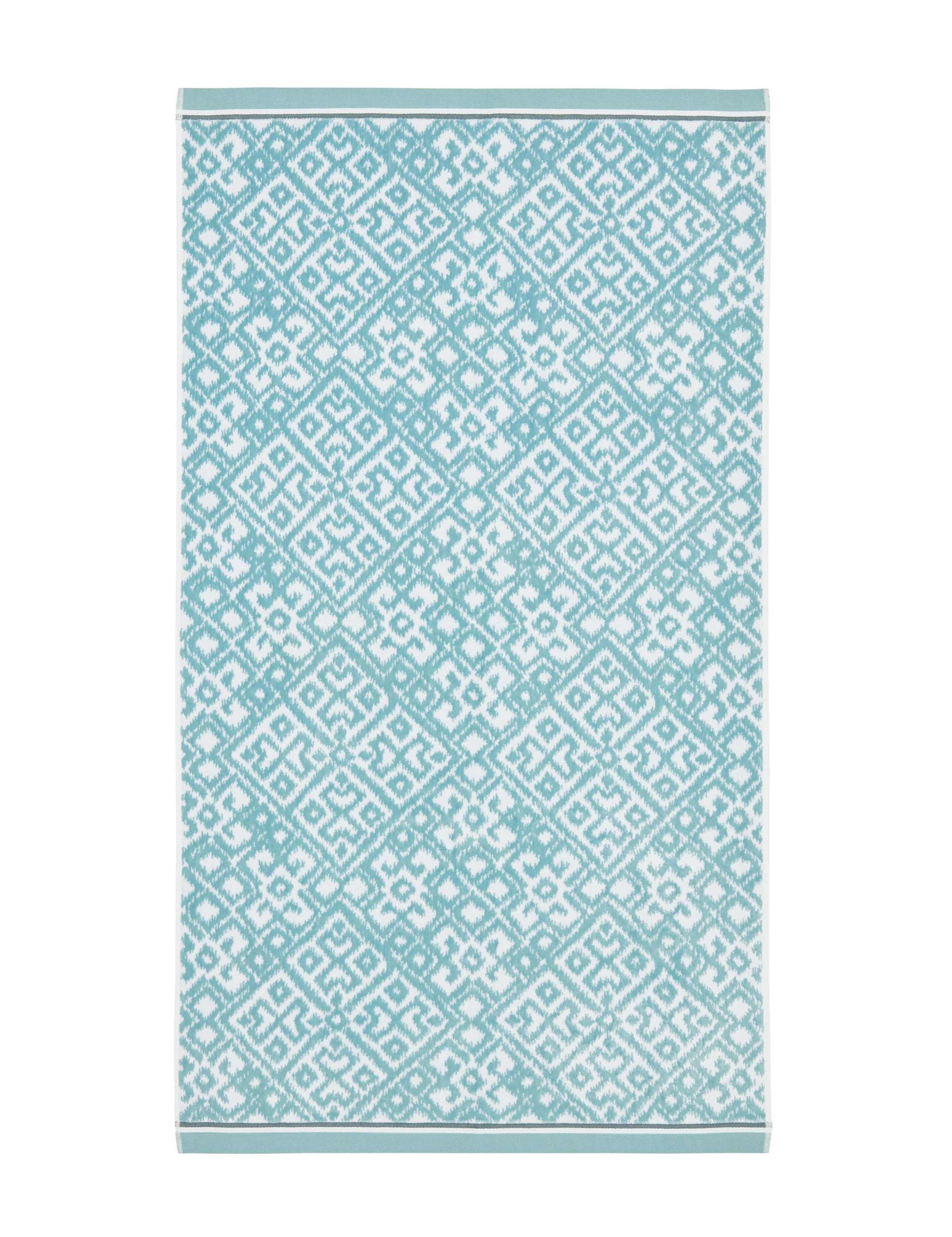 Pure Cotton Aldin Geometric Towel 2 of 2