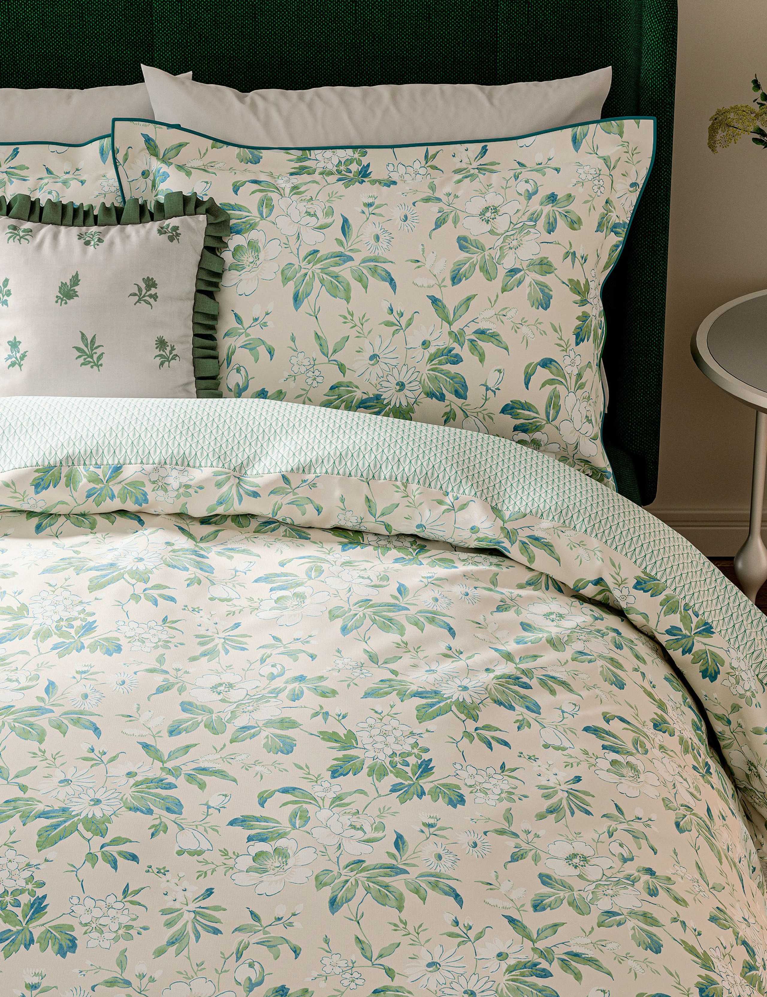 Pure Cotton Briar Bloom Bedding Set 3 of 5