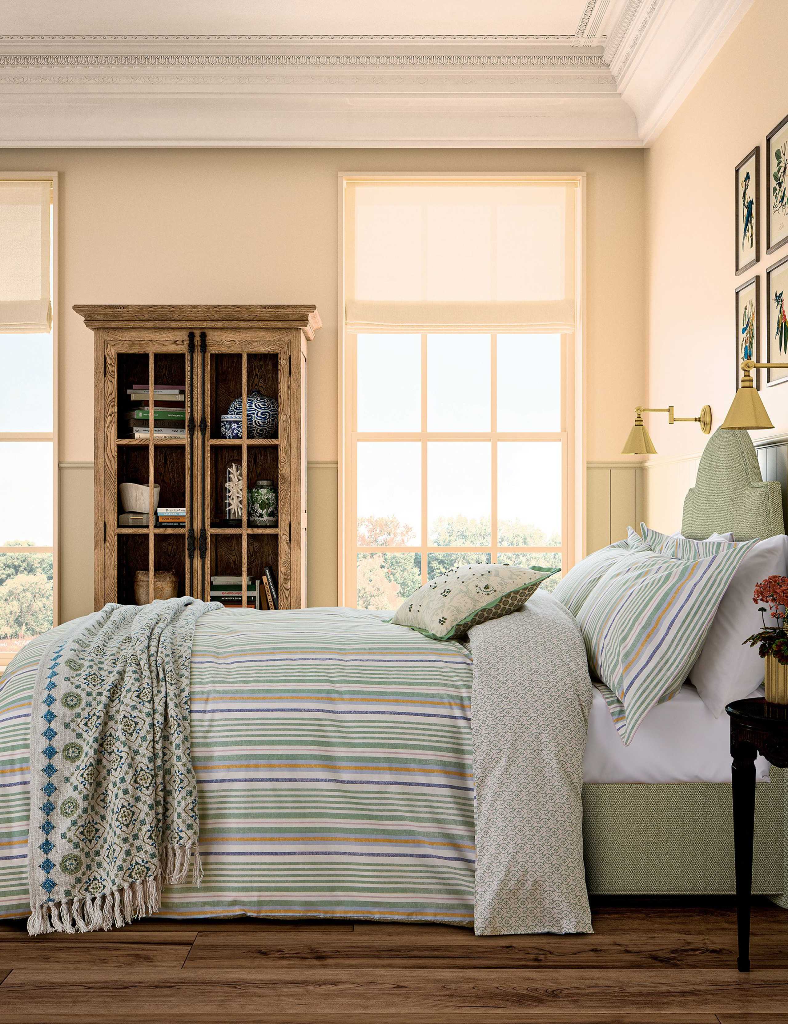 Charleston Stripe Bedding Set 1 of 6