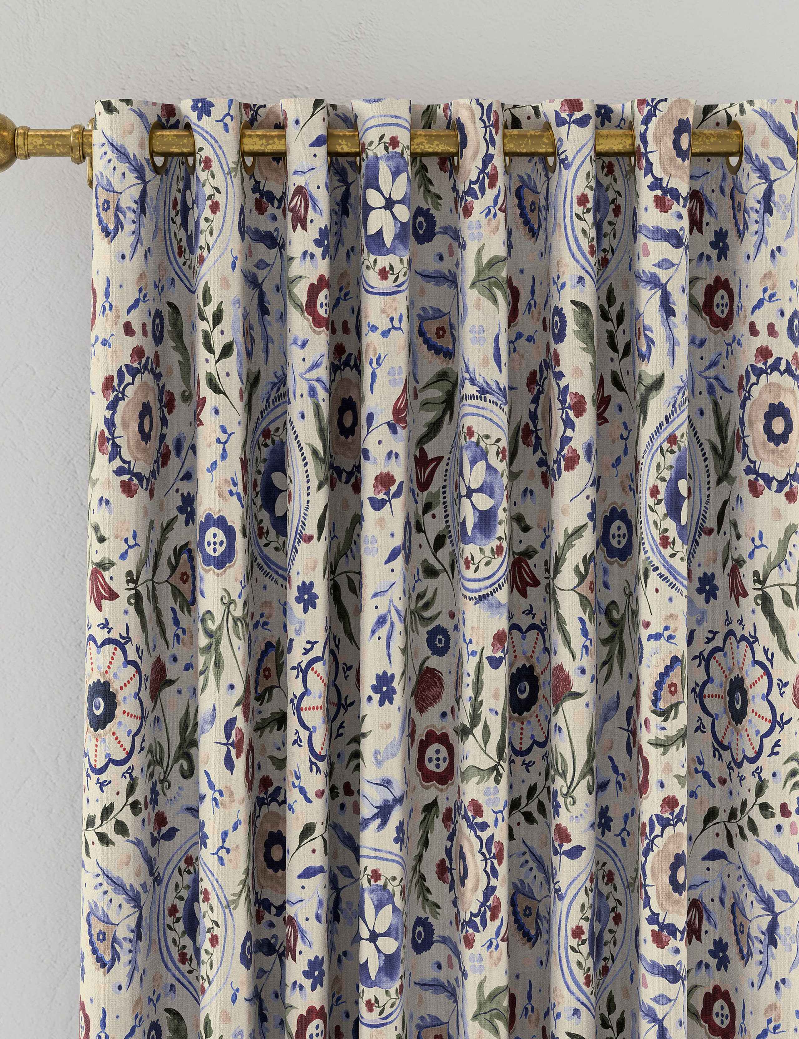 Festival Flowers Eyelet Curtains 2 of 4