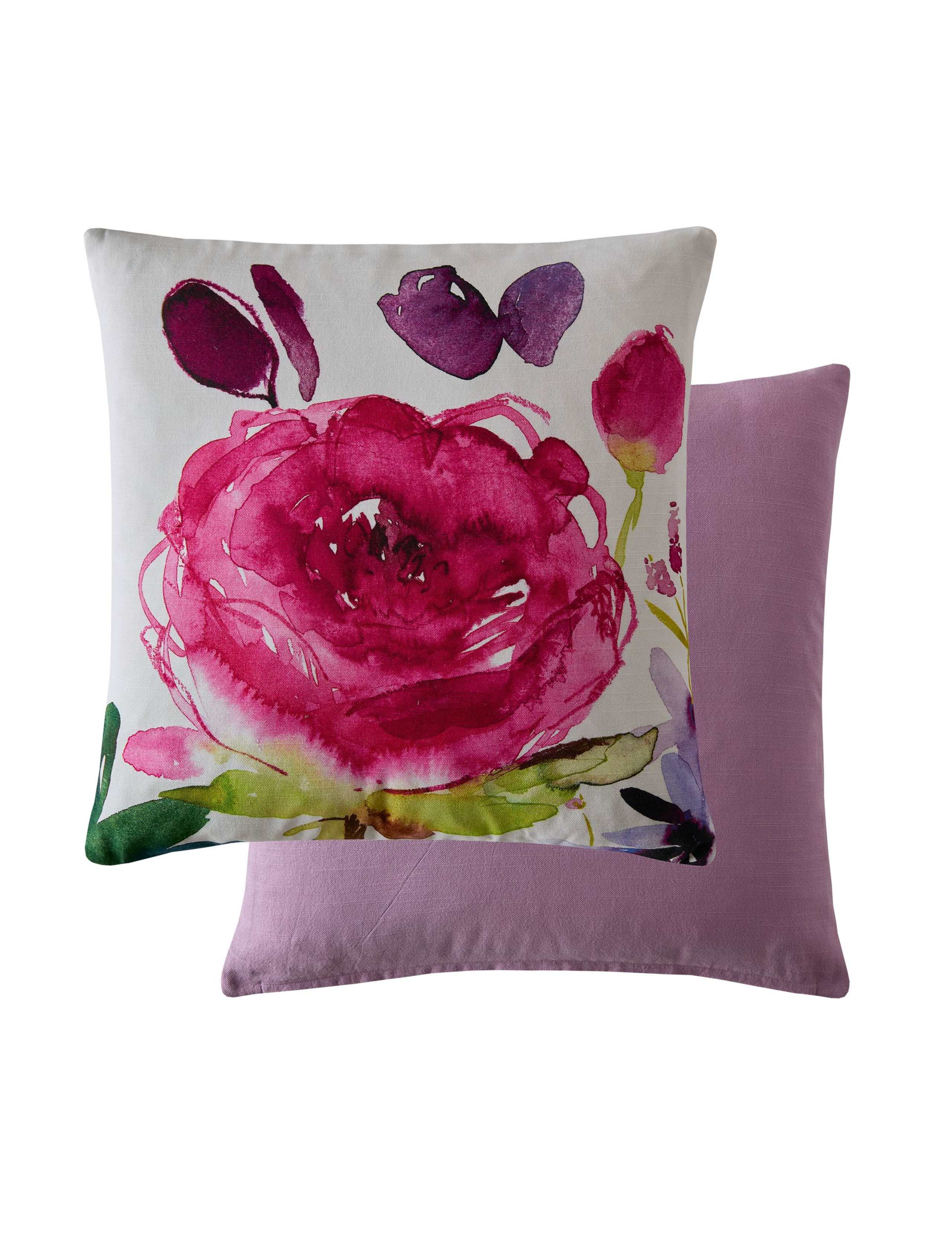 Pure Cotton Floral Cushion 1 of 2