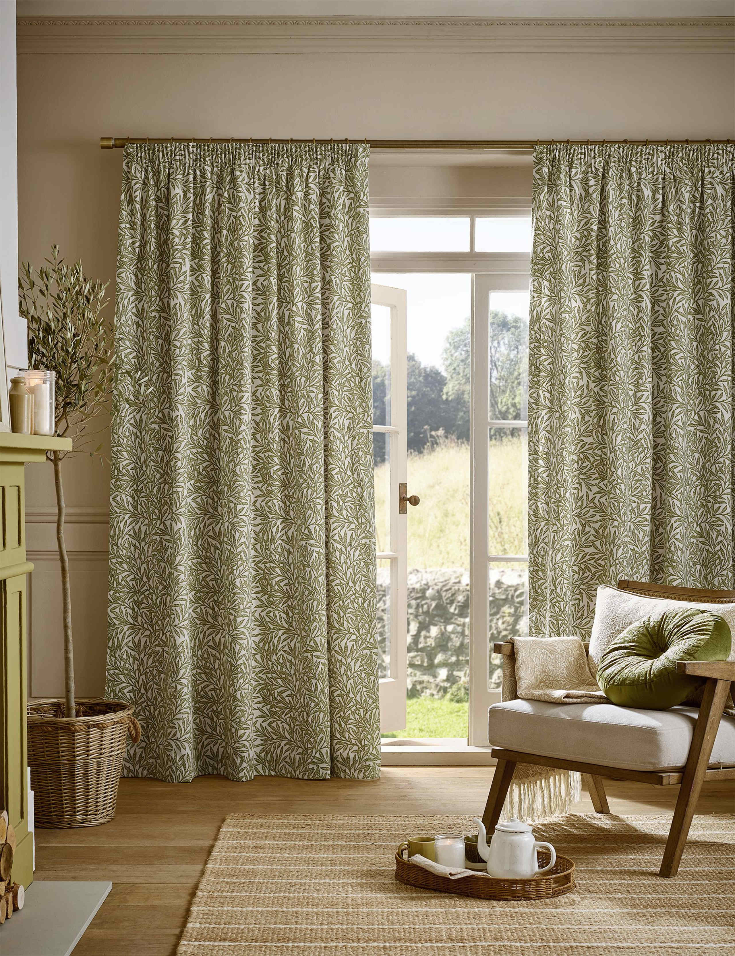 Original Willow Pencil Pleat Curtains 1 of 3