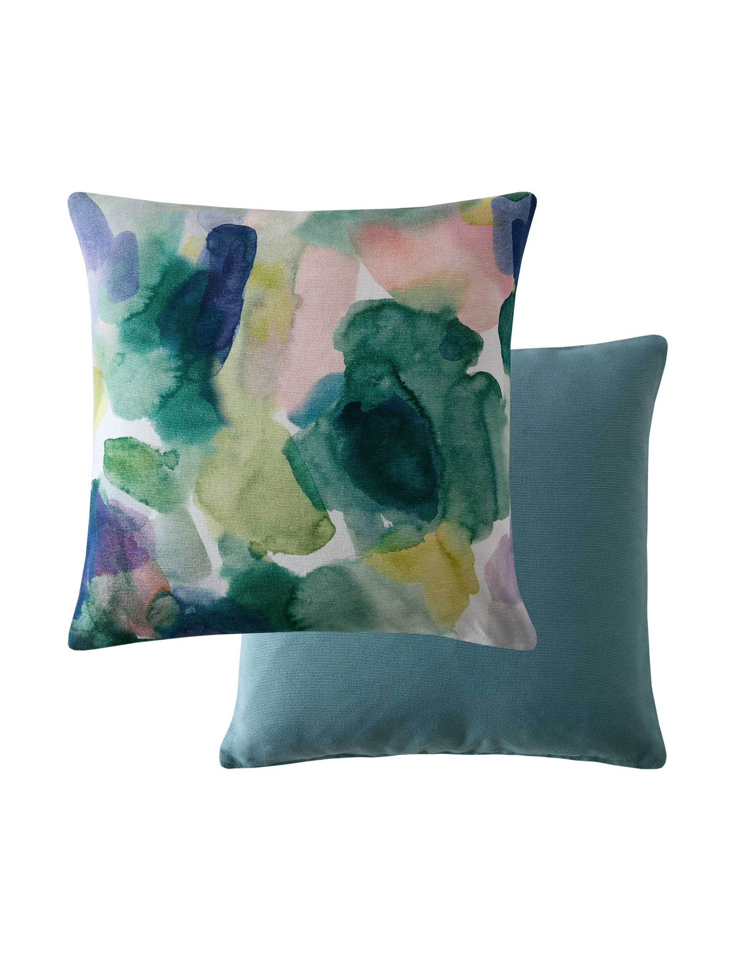 Pure Cotton Printed Square Cushion 1 of 2