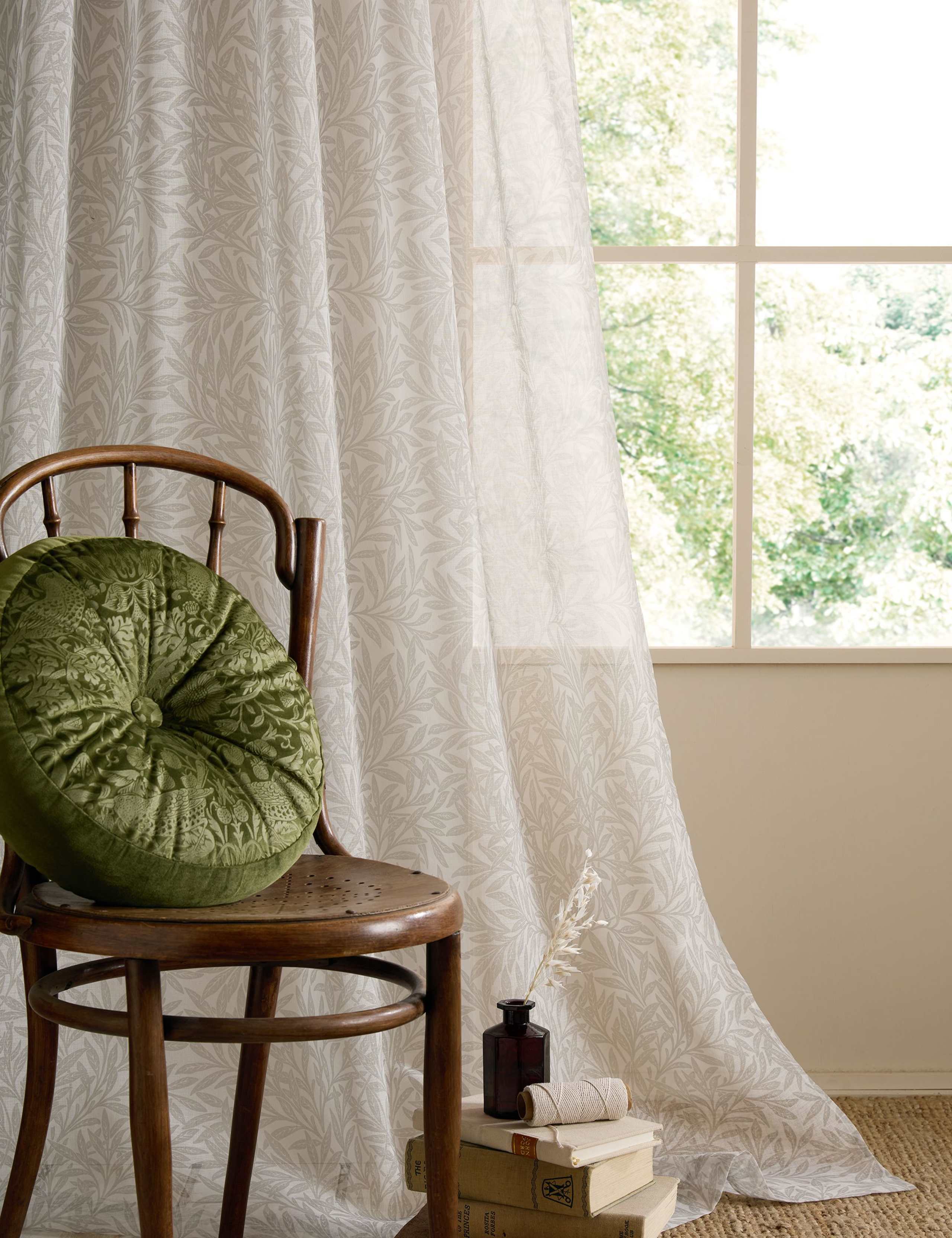 Original Willow Voile Panel Curtains 1 of 2