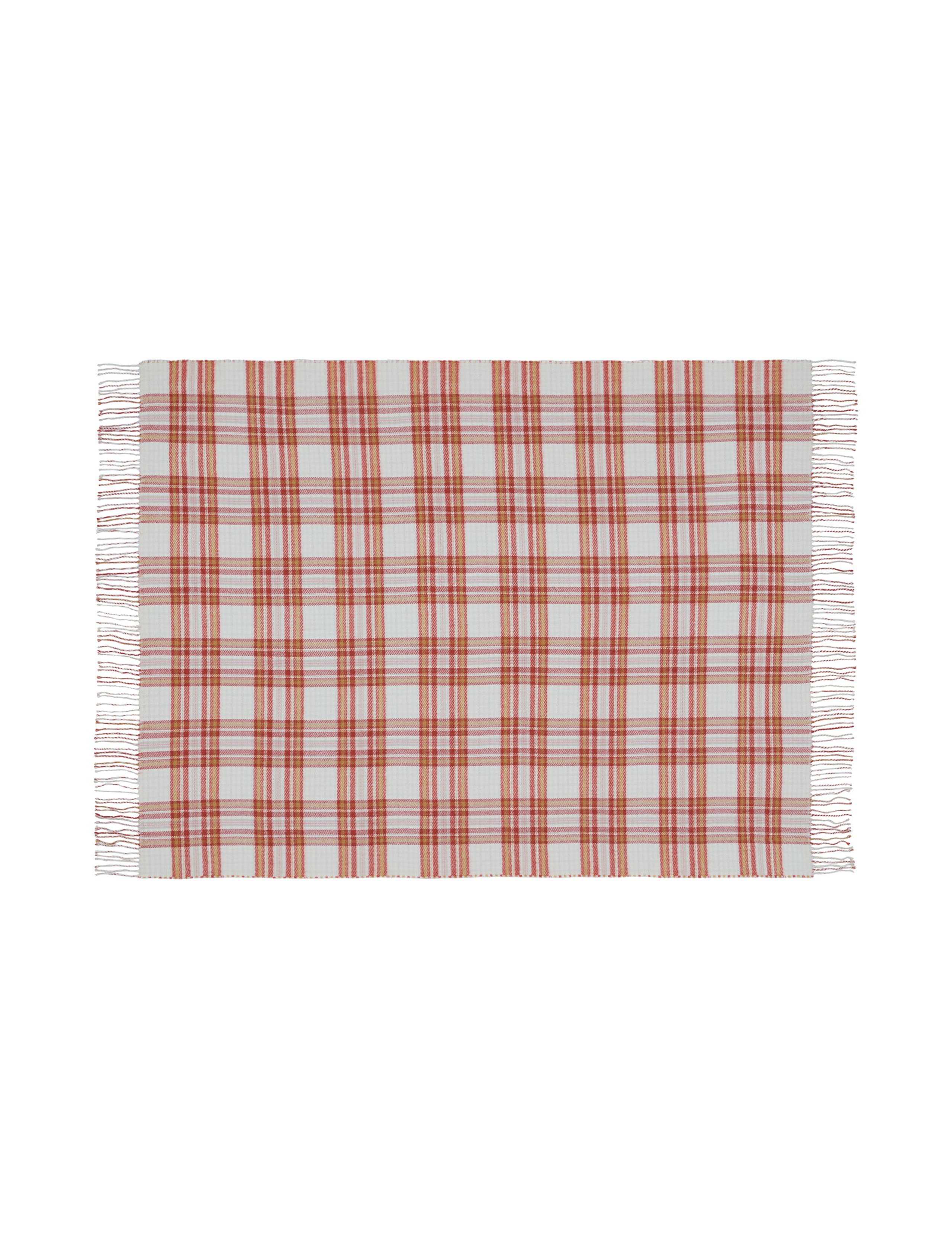 Padbury Check Reversible Tassled Throw 2 of 4