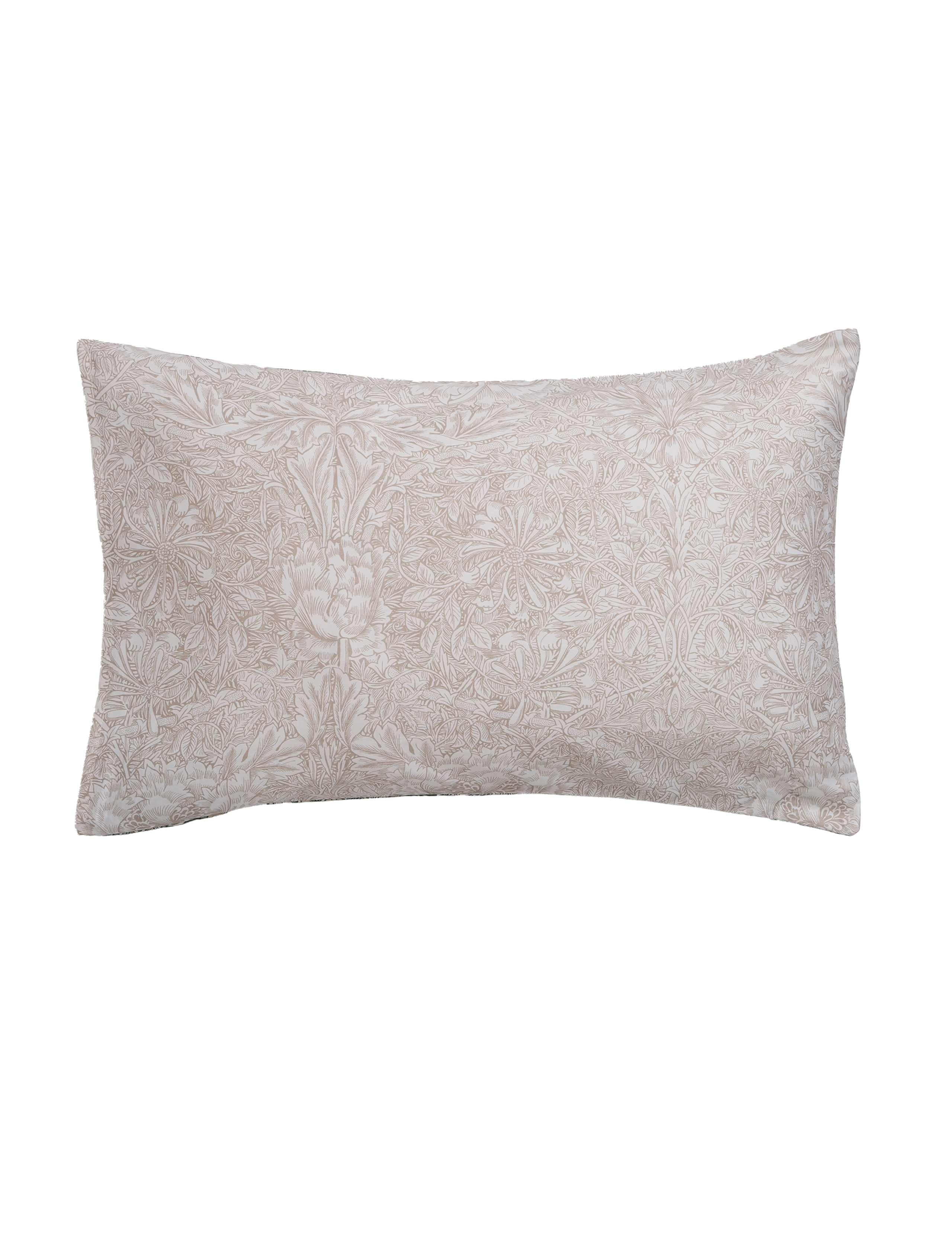 Set of 2 Pure Cotton Honeysuckle & Tulip Pillowcases 3 of 3