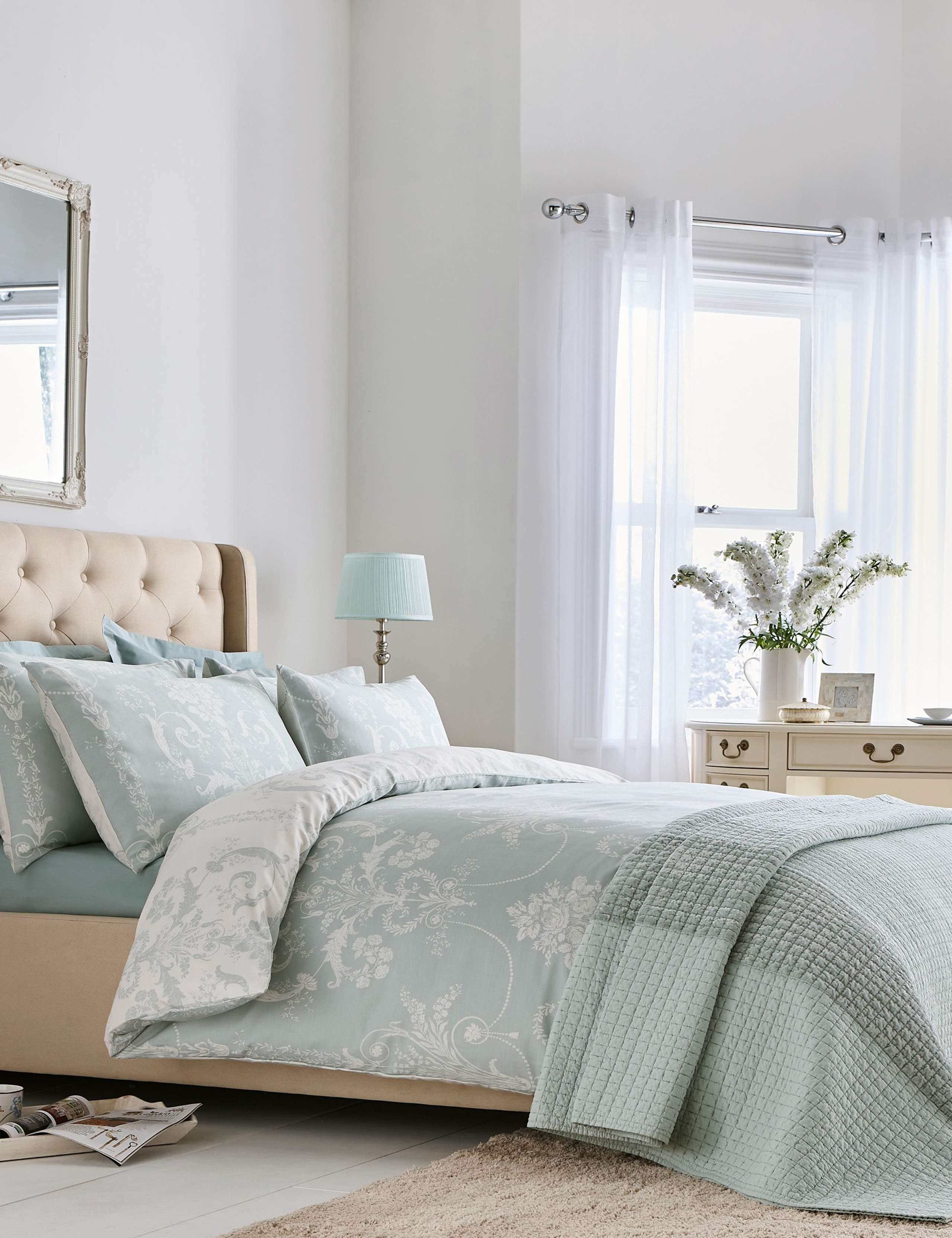 2pk Pure Cotton Sateen Josette Pillowcases 2 of 2