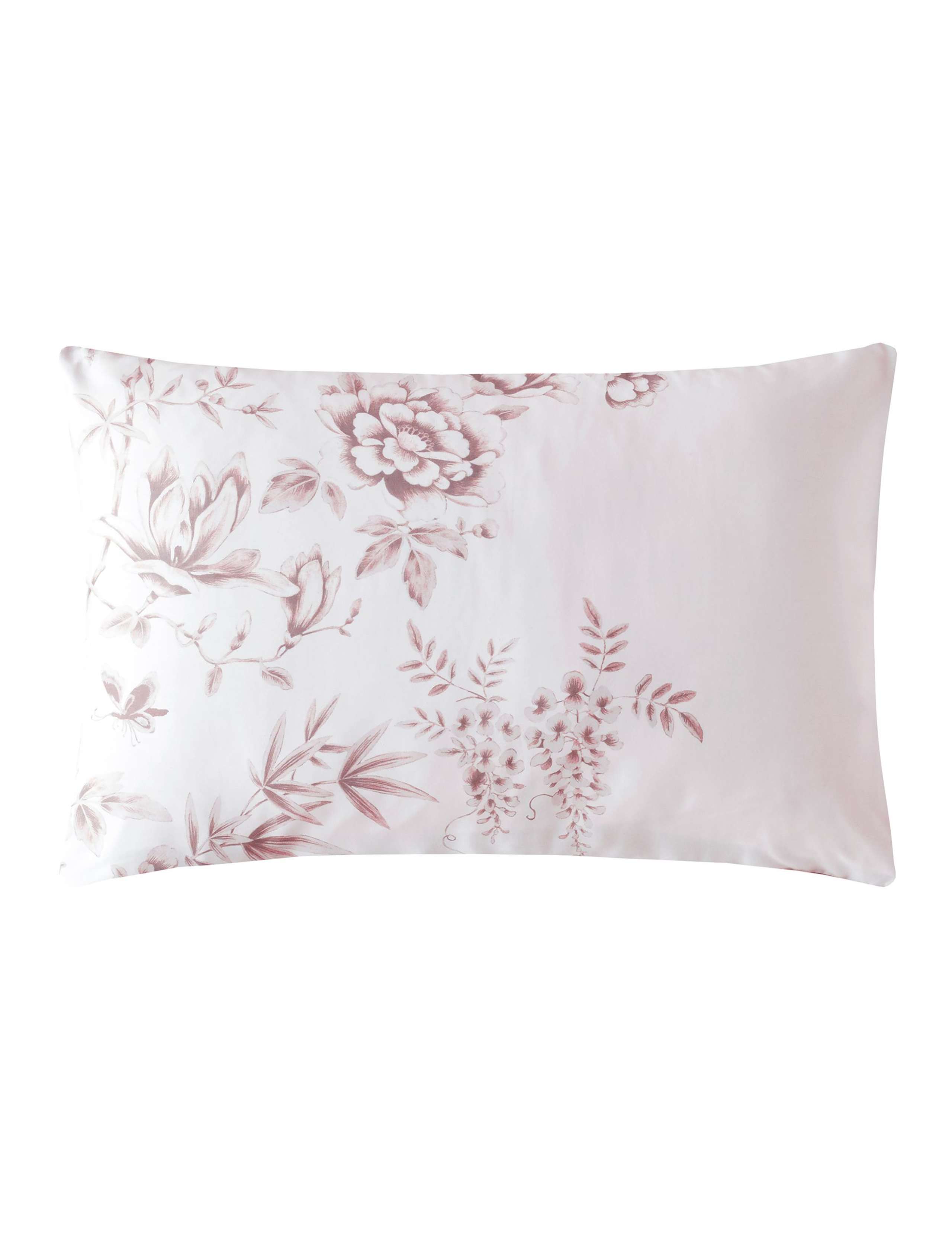 2 Pack Pure Cotton Rowsham Garden Pillowcases 4 of 4