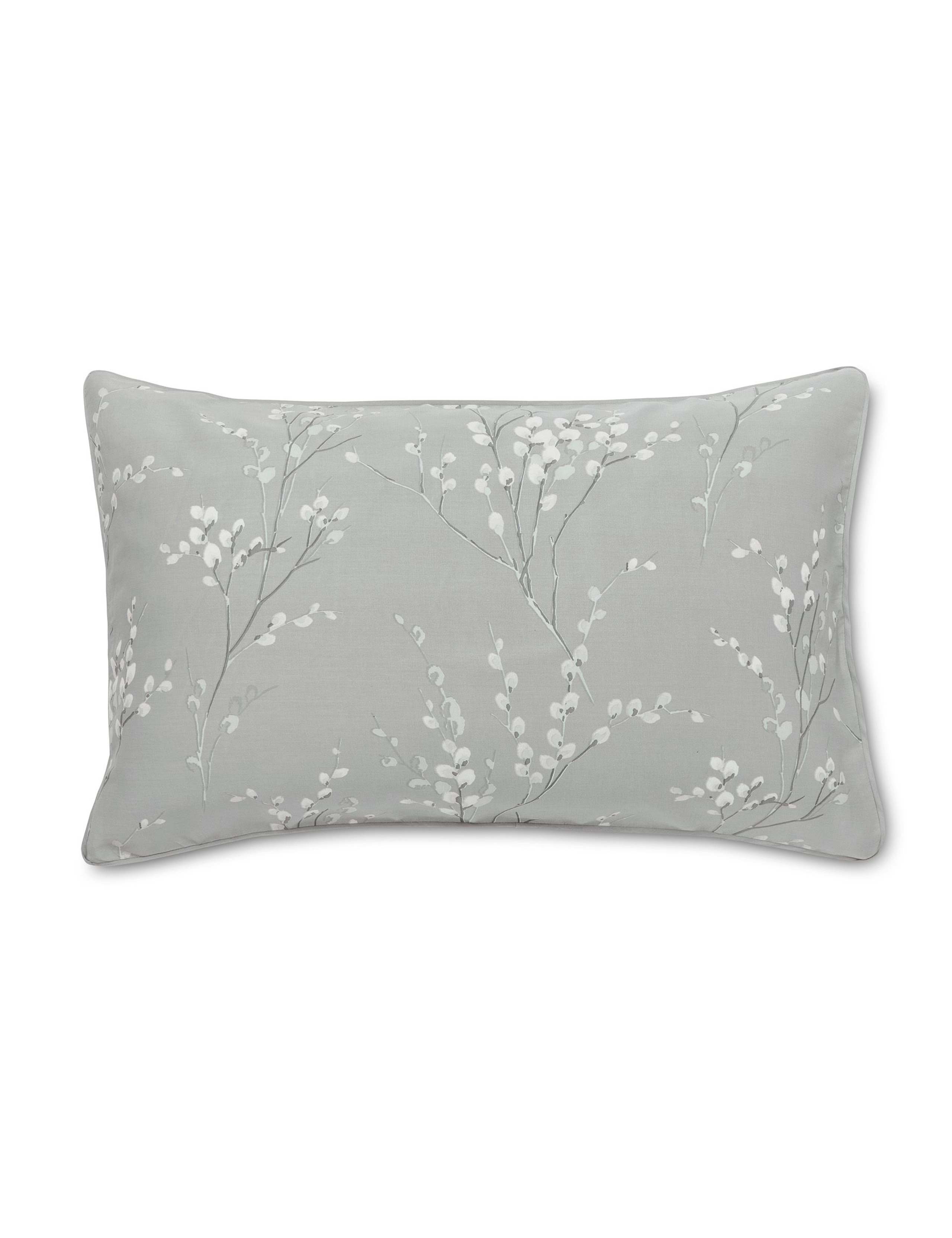 2 Pack Pure Cotton Sateen Pussy Willow Pillowcases 2 of 3