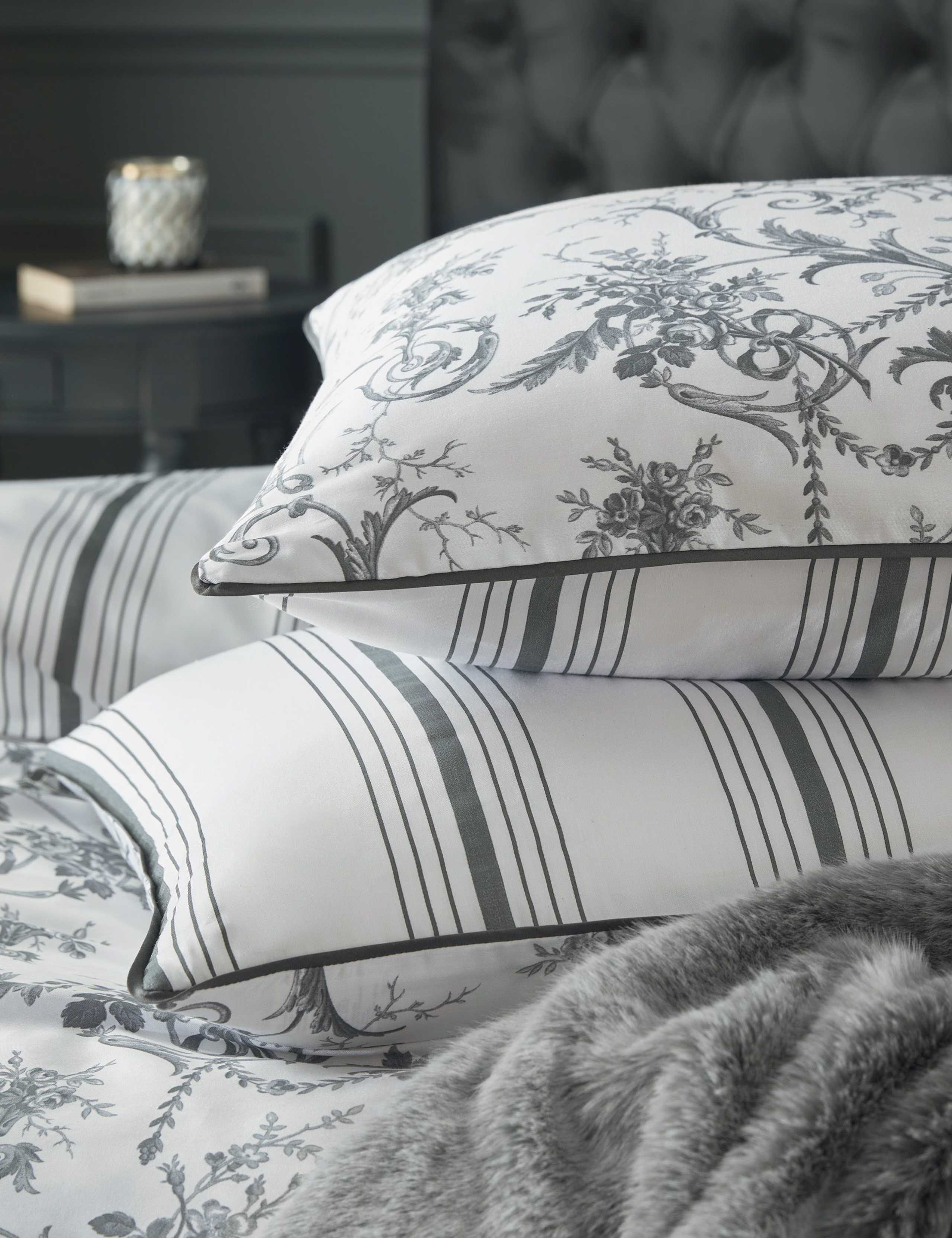2 Pack Pure Cotton Tuileries Pillowcases 4 of 4