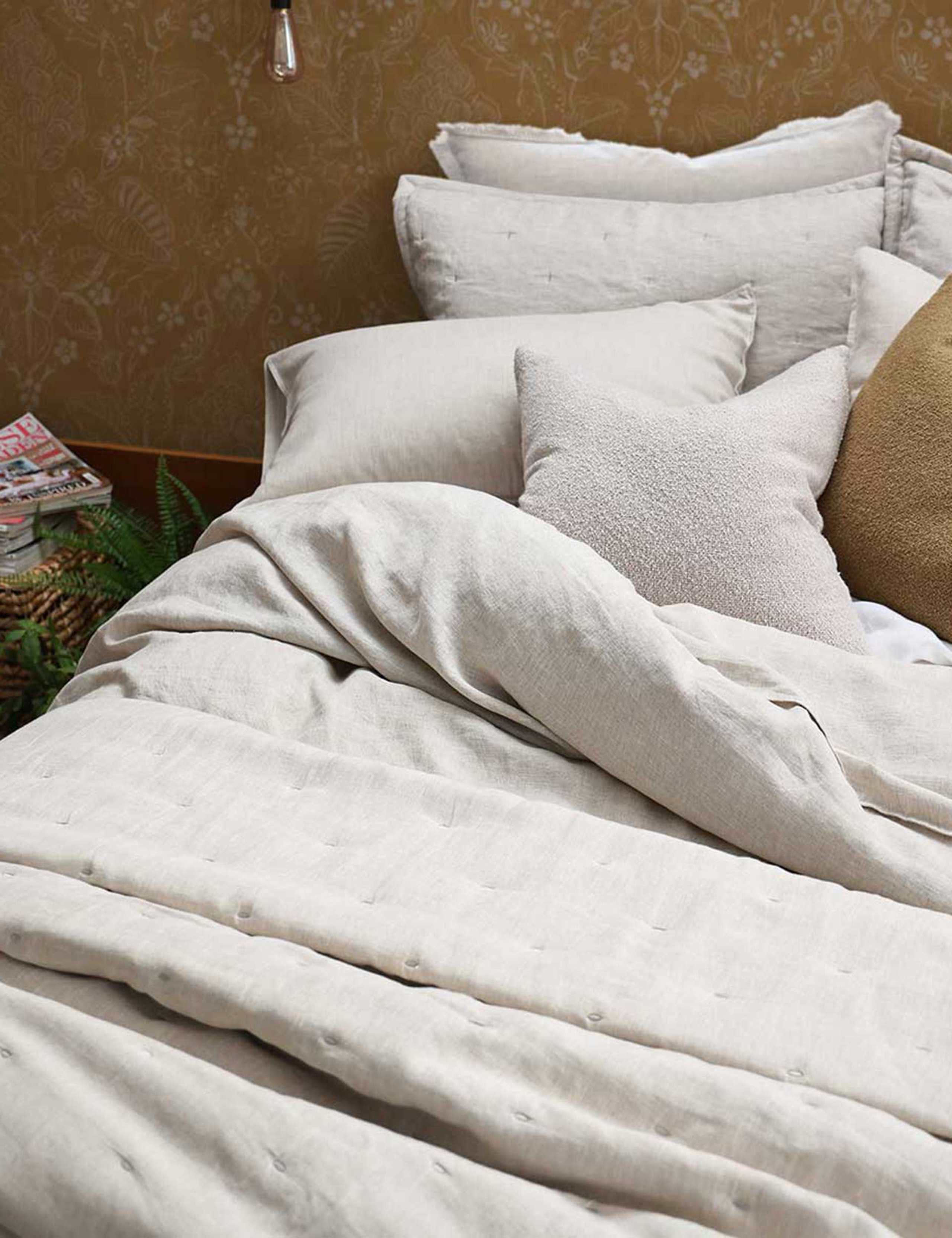 Laundered Pure Linen Bedding Set 2 of 2