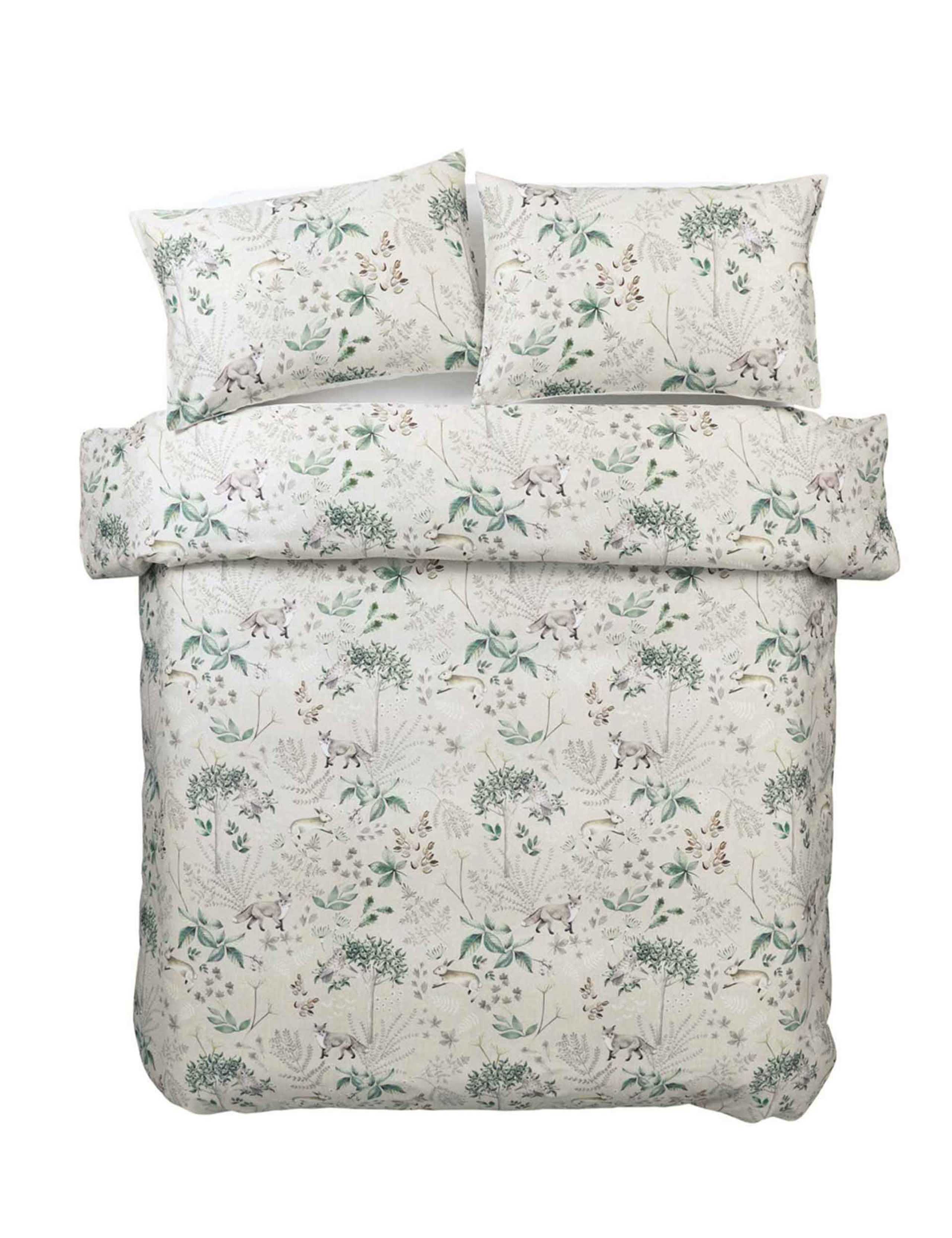 Pure Cotton Briar Natural Bedding Set 2 of 4