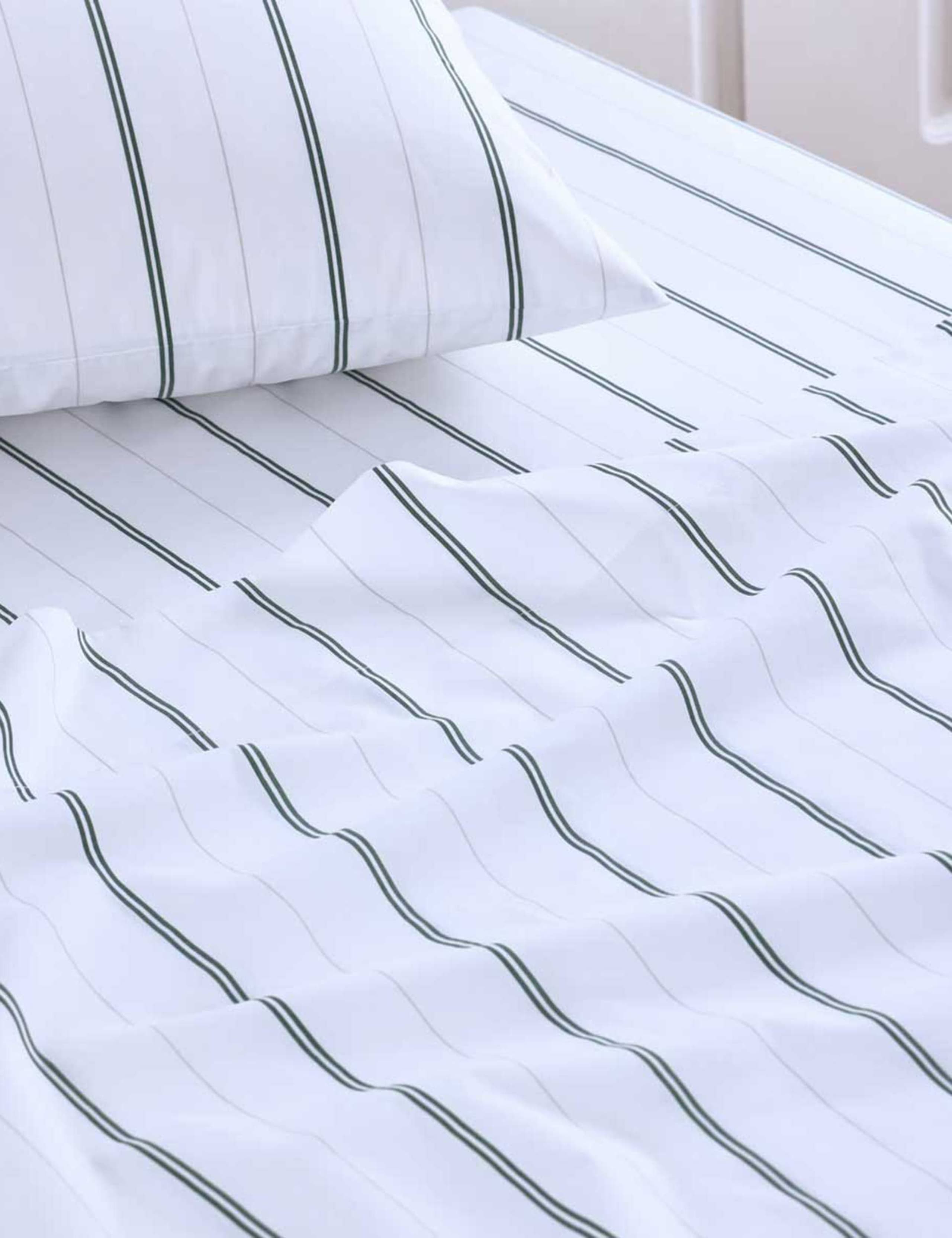 Pure Cotton Cape Leaf Fitted Sheet Set 3 of 4