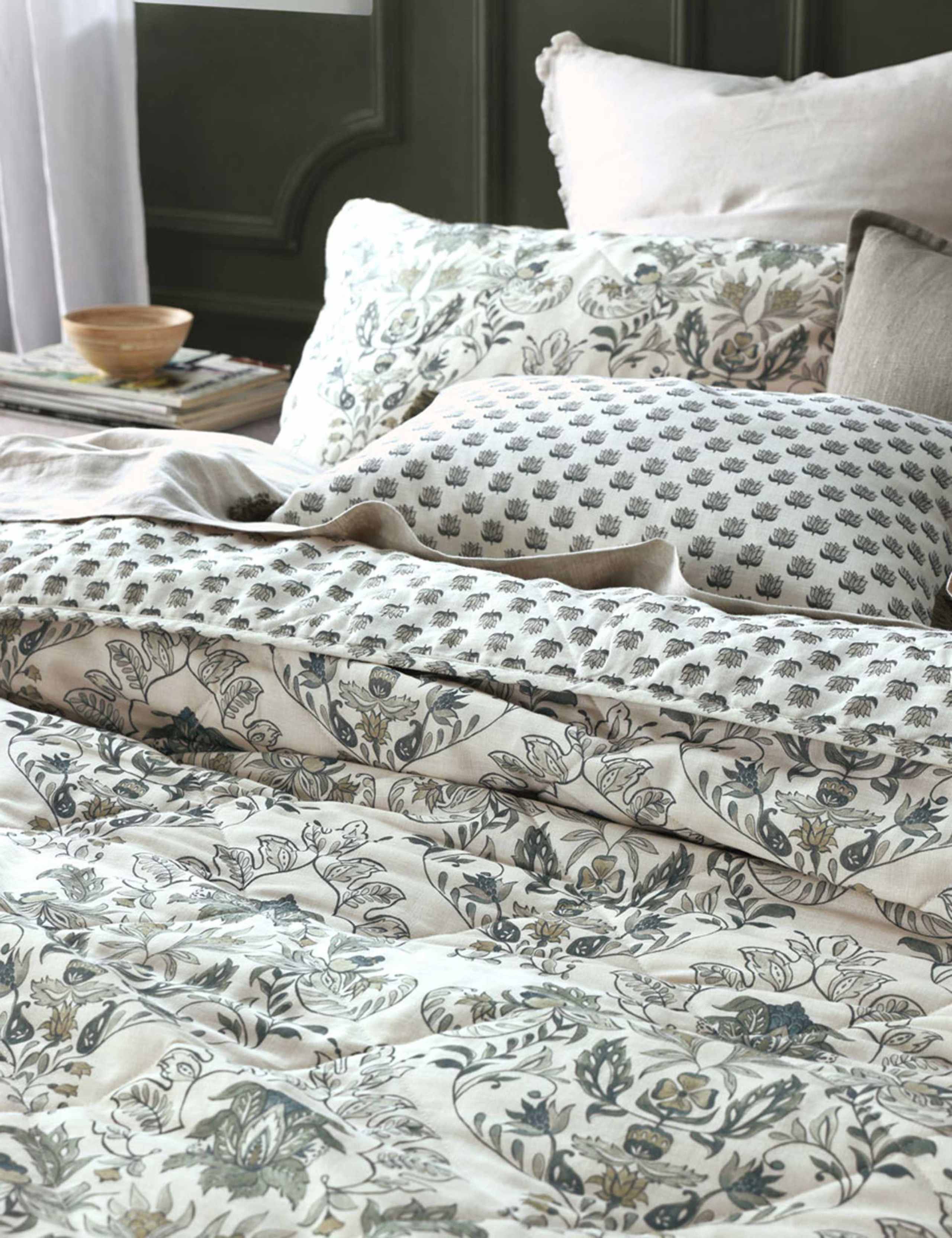 Cotton Rich Jovany Bedspread Set with Linen 2 of 4