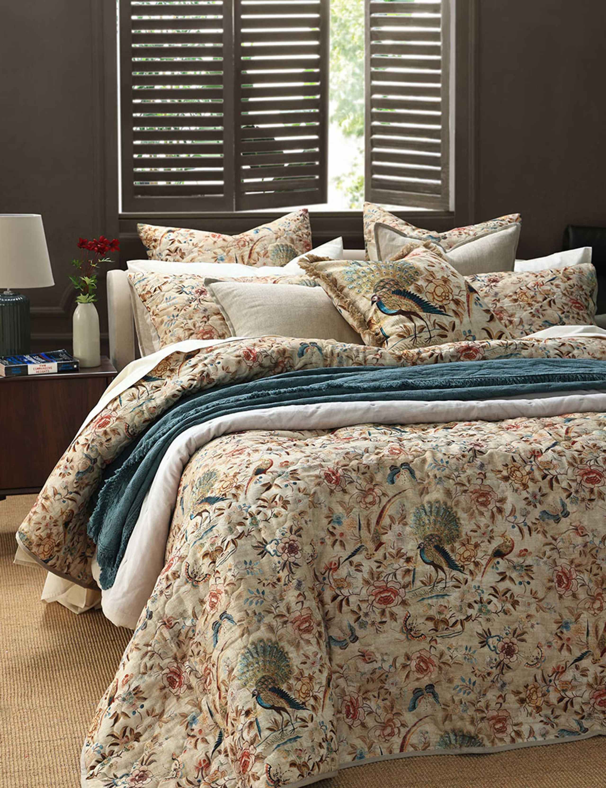 Cotton Rich Milan Quilted Bedspread Set 2 of 4