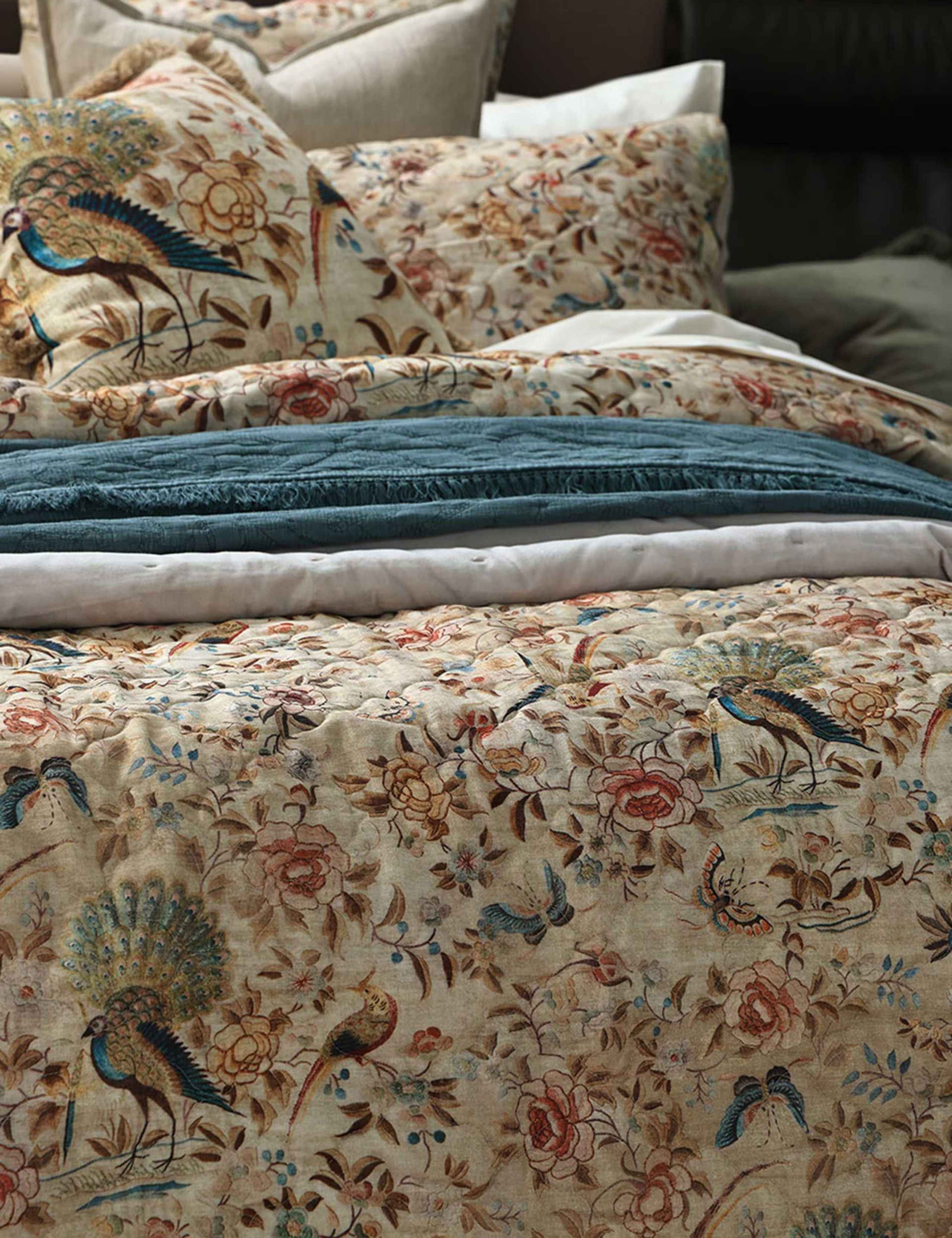 Cotton Rich Milan Quilted Bedspread Set 3 of 4